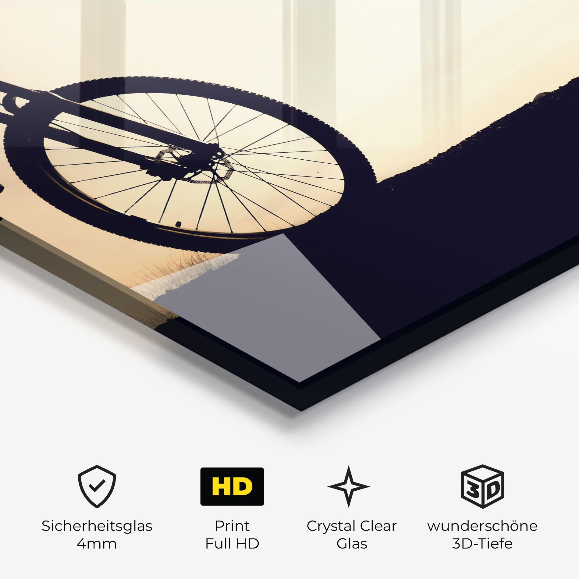 Glasbild Cream Sky Mtb mockup 3