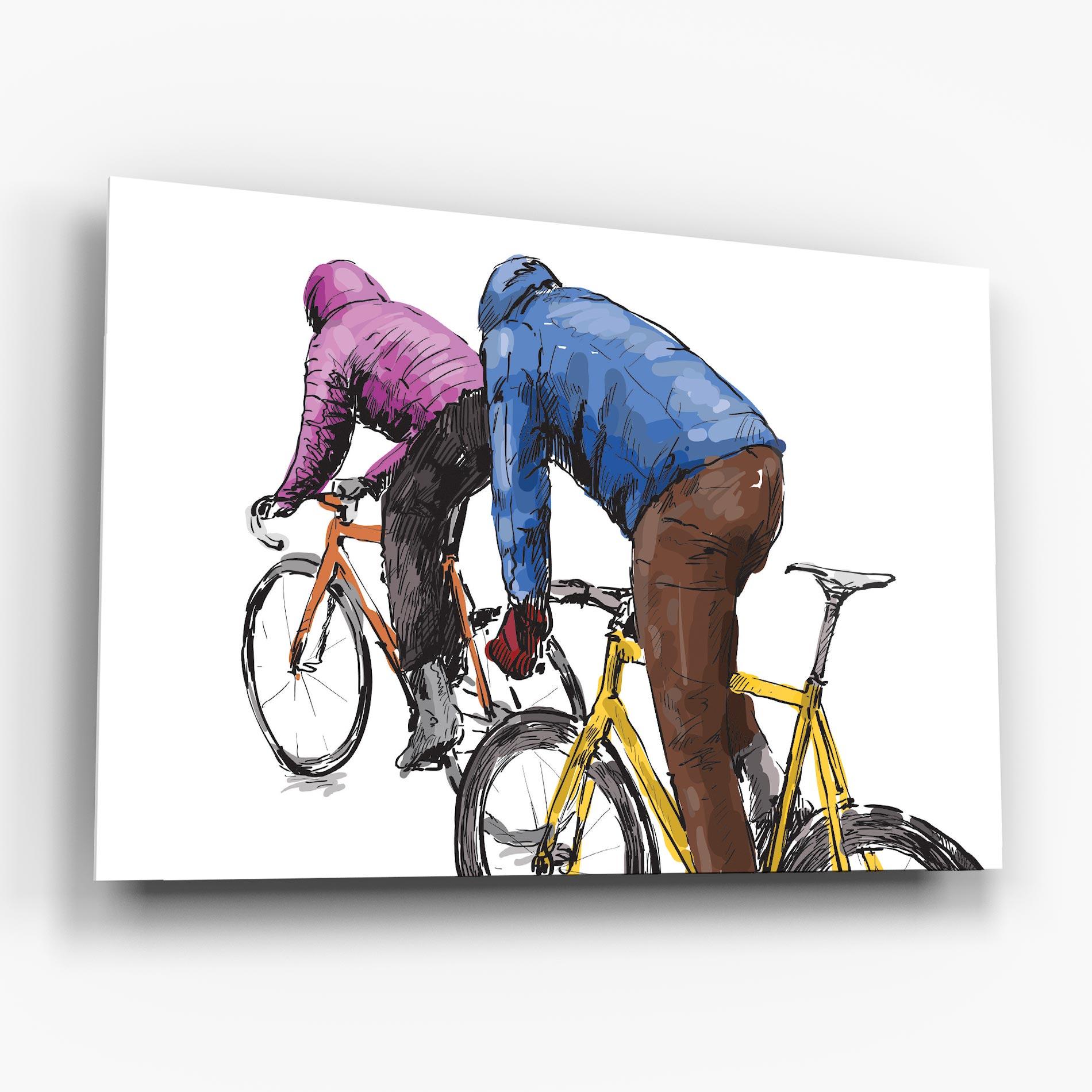 Glasbild Bike Trip mockup 6