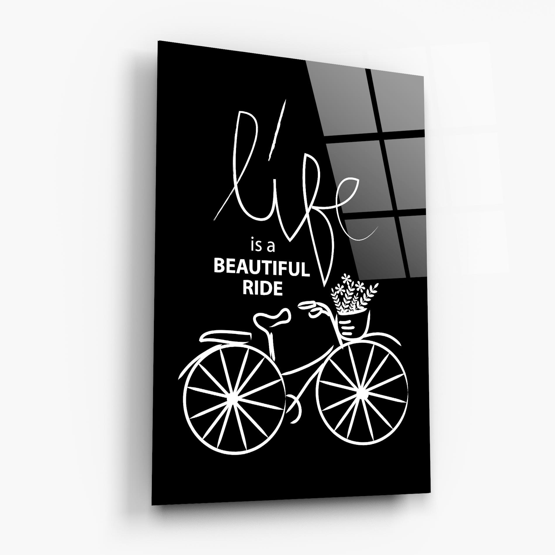 Glasbild Beautiful Ride mockup 6