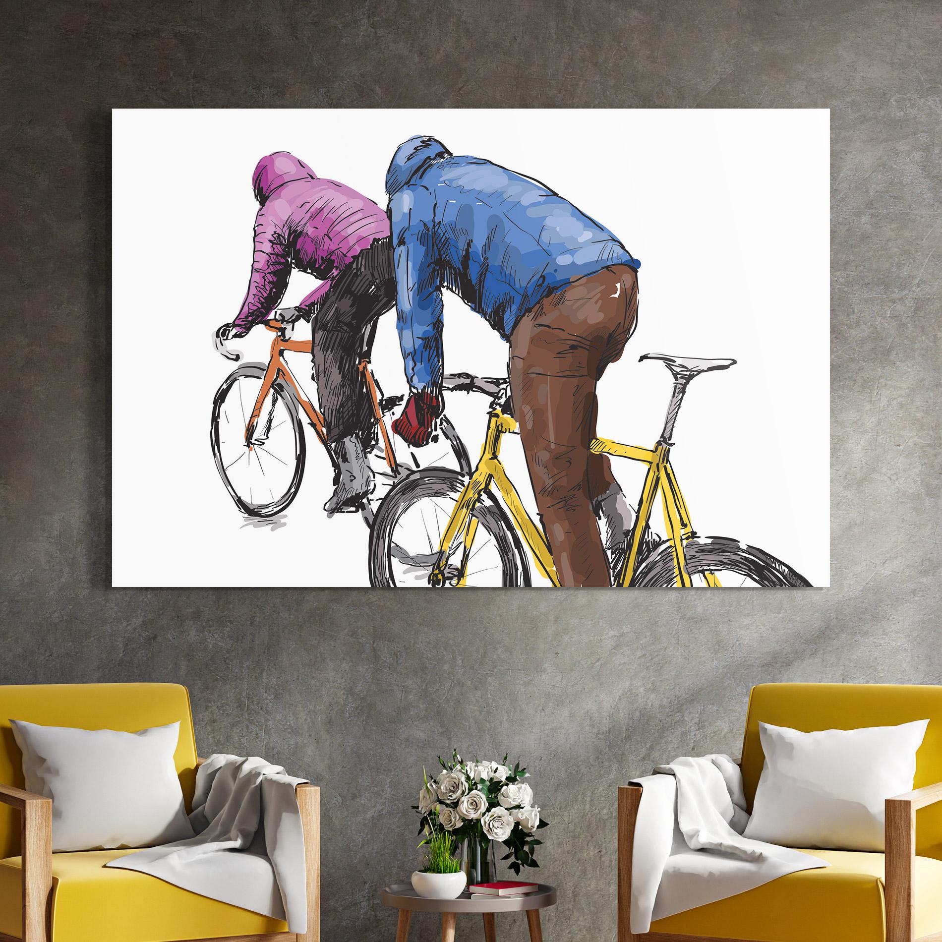Glasbild Bike Trip mockup 4