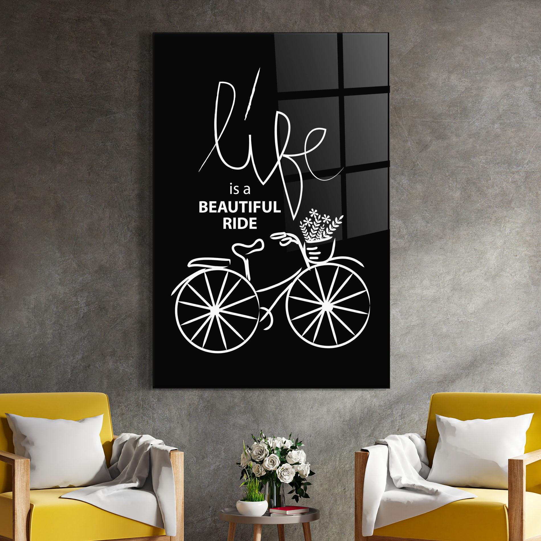 Glasbild Beautiful Ride mockup 4