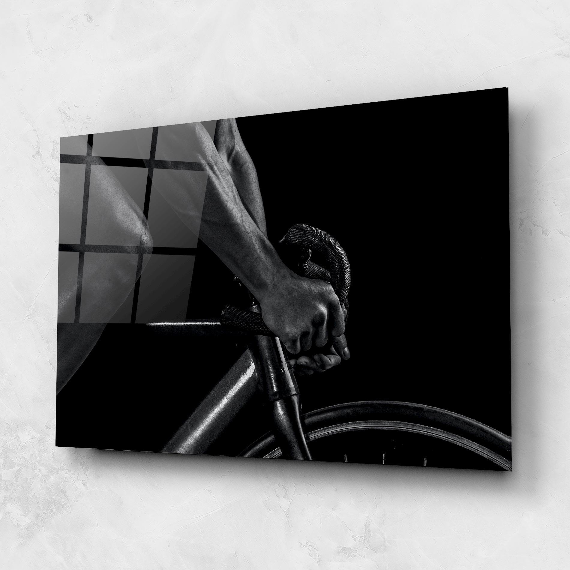 Glasbild Bike Burst mockup 1