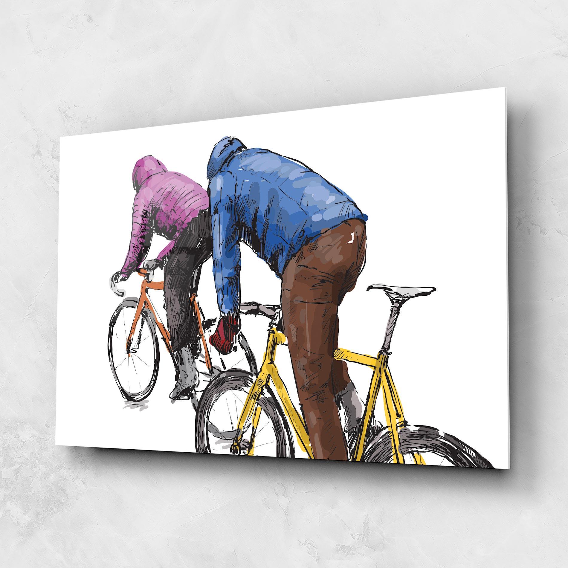 Glasbild Bike Trip mockup 1