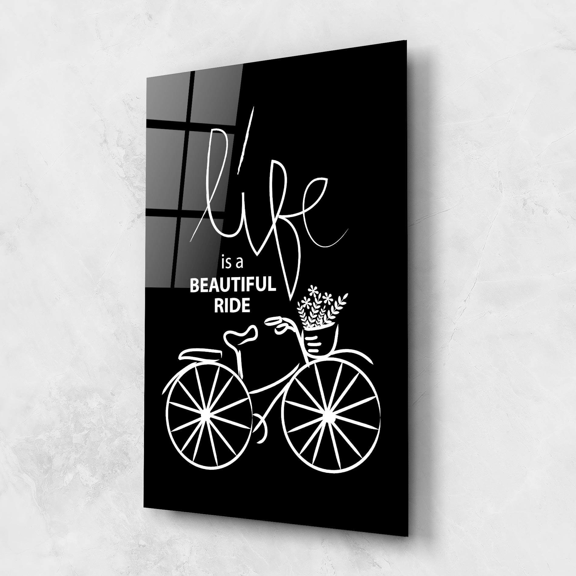 Glasbild Beautiful Ride mockup 1