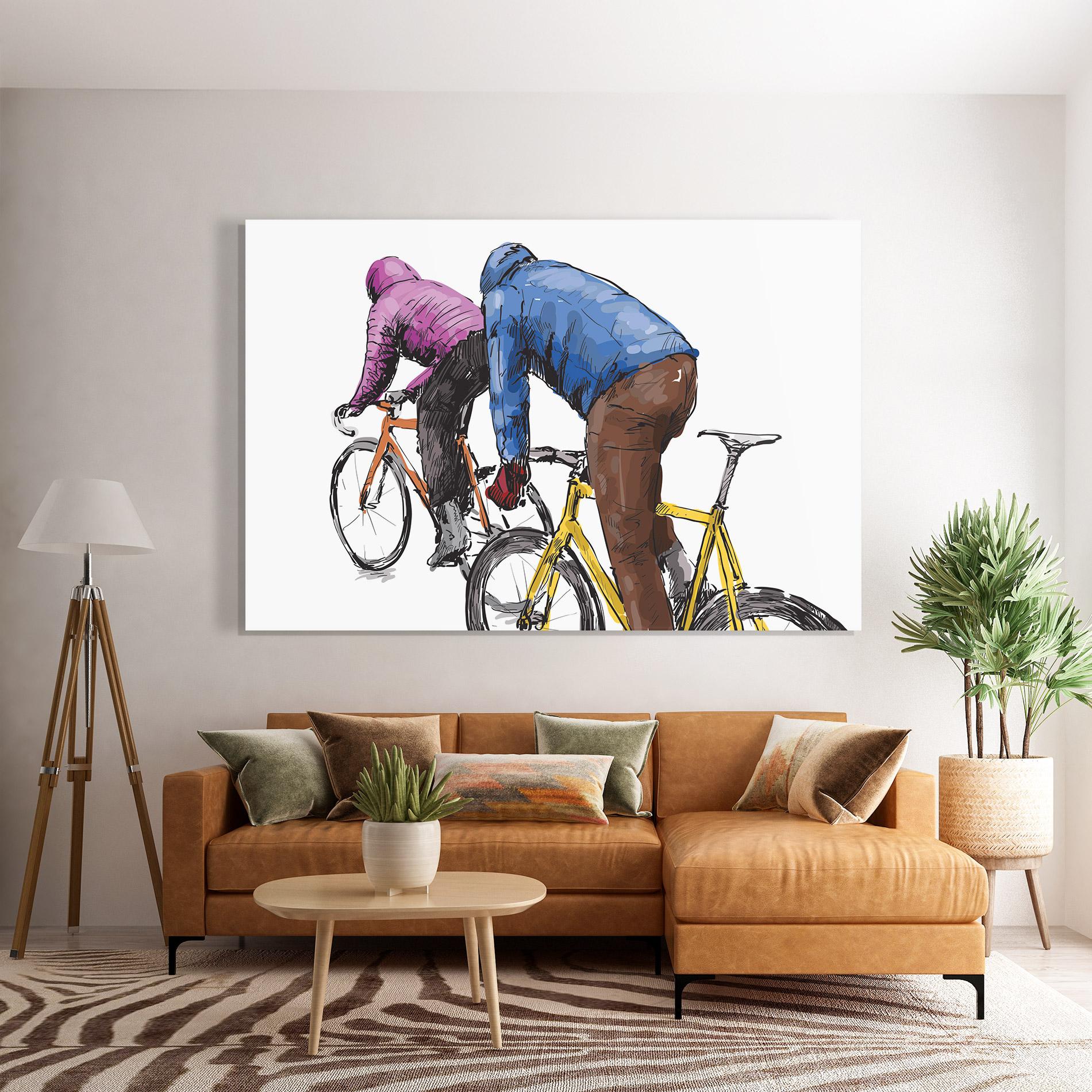 Glasbild Bike Trip mockup 7