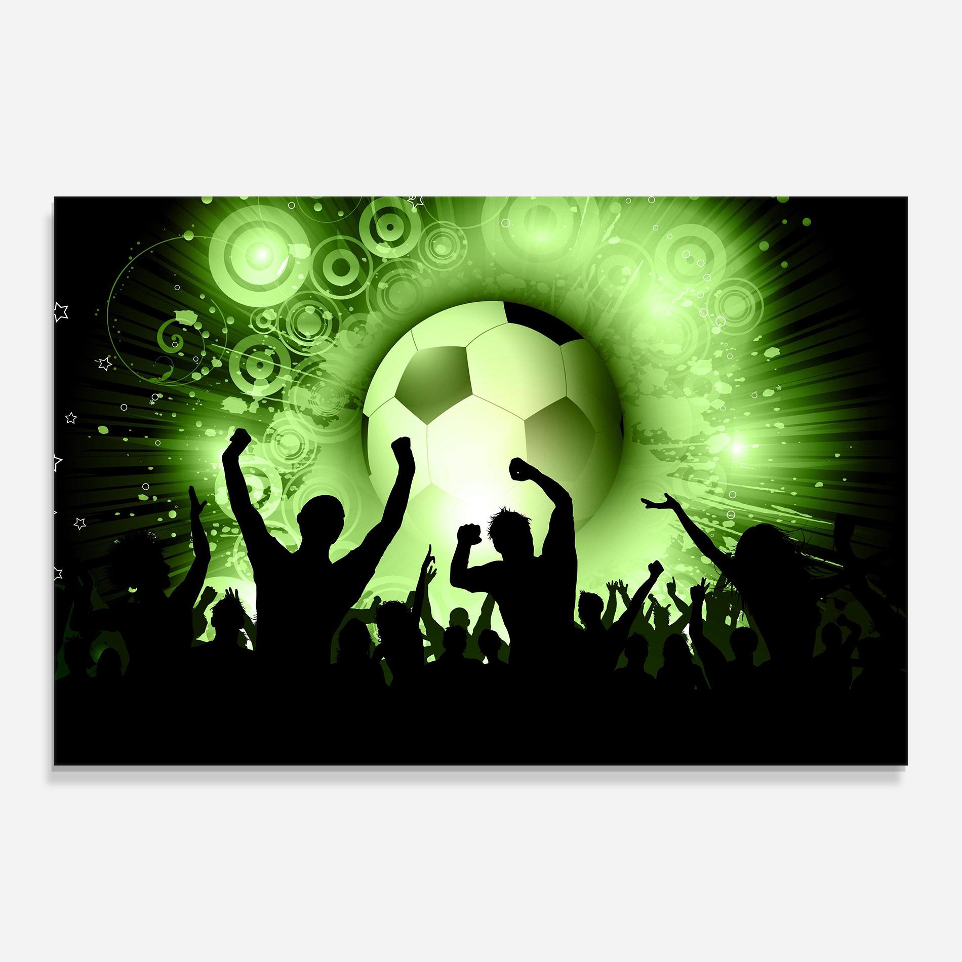 Glasbild Football Crowd mockup 0