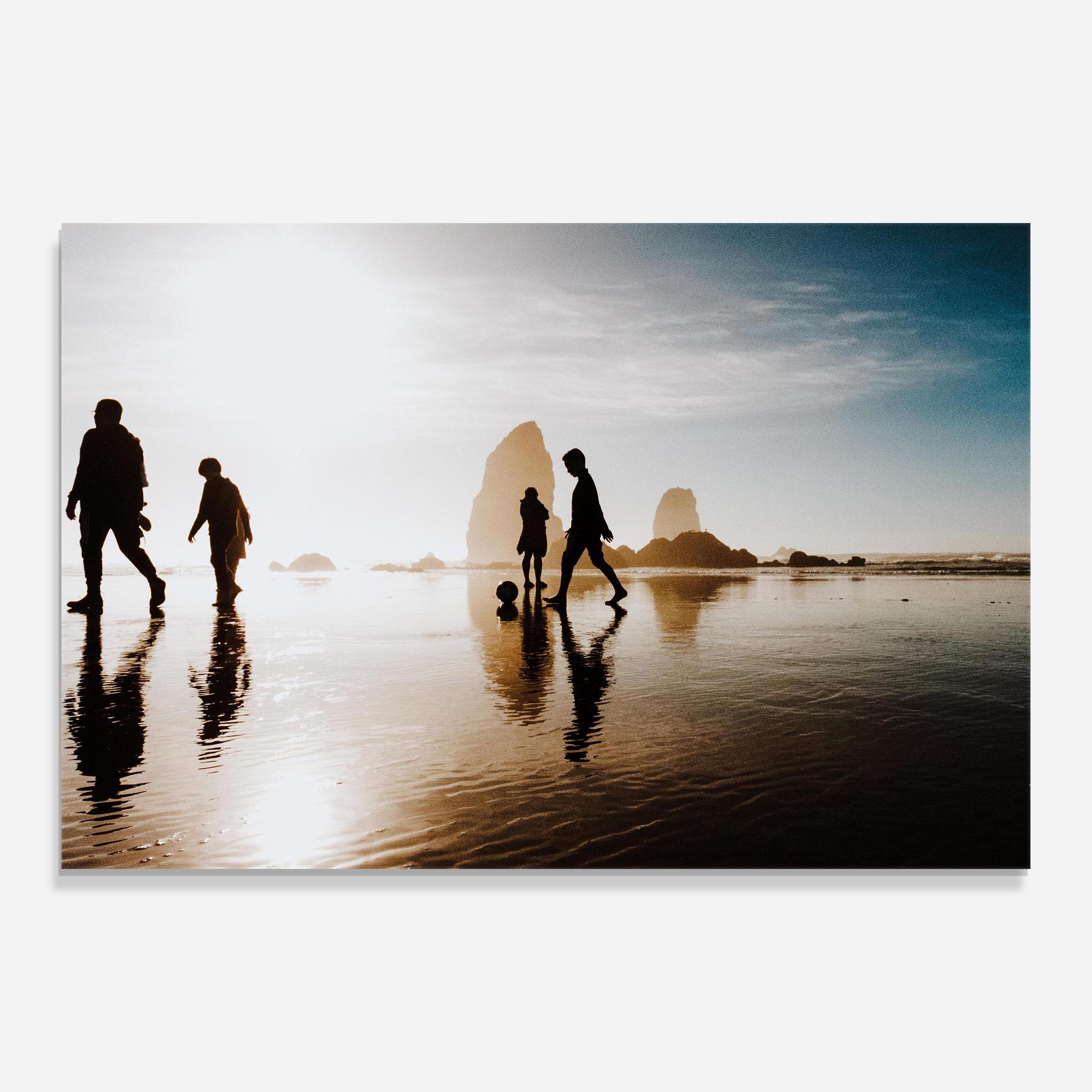 Glasbild Football On Water mockup 0