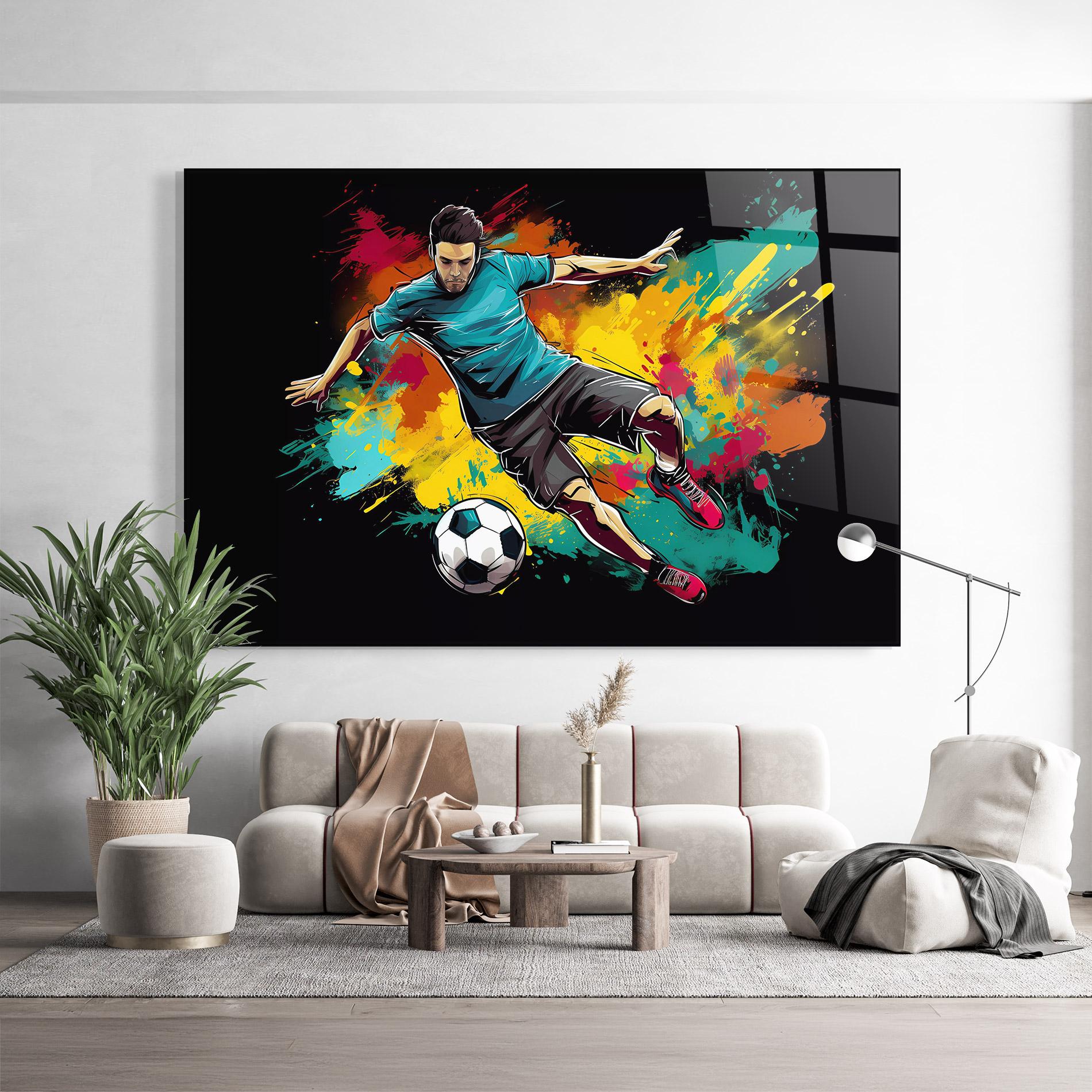 Glasbild Foot Force mockup 9