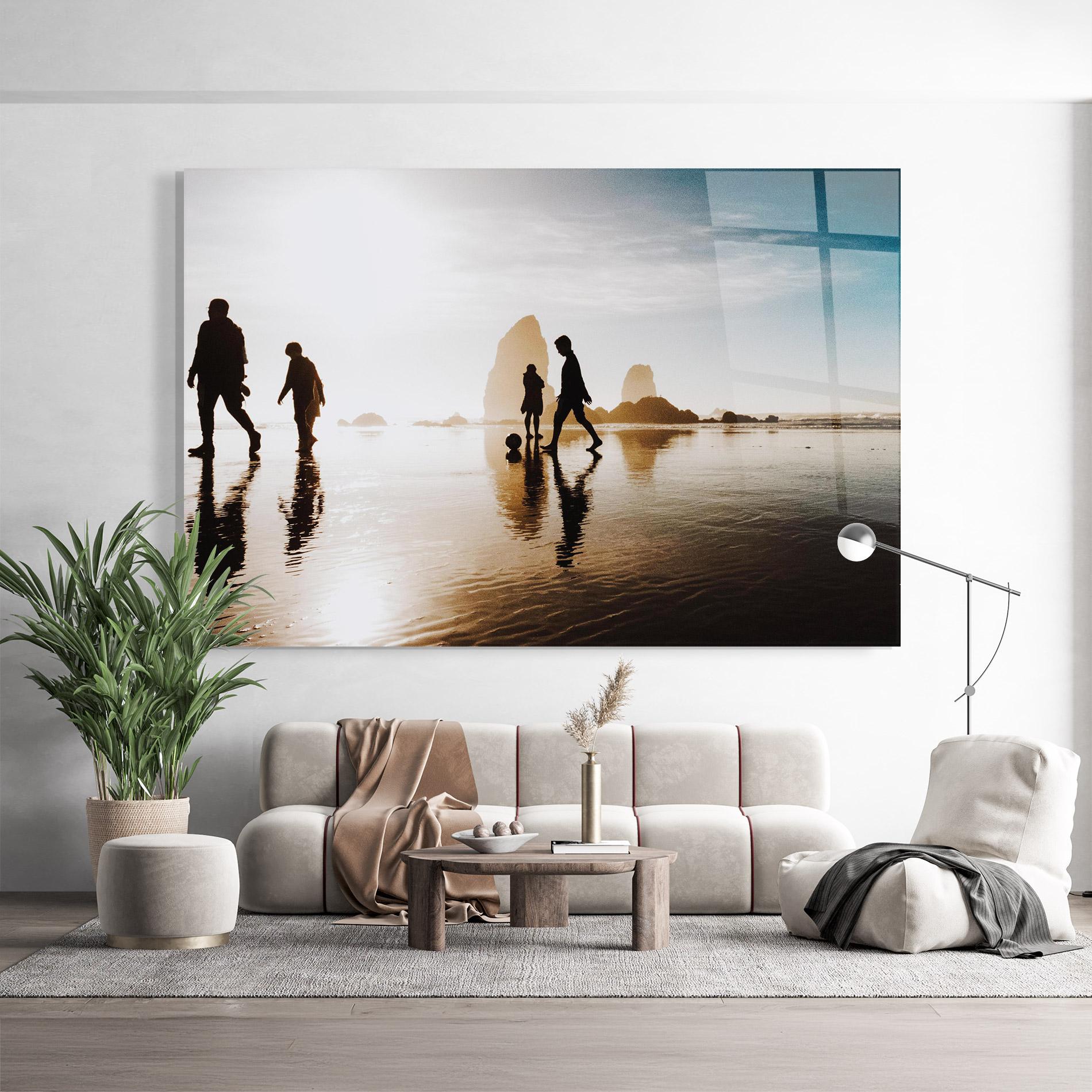 Glasbild Football On Water mockup 9