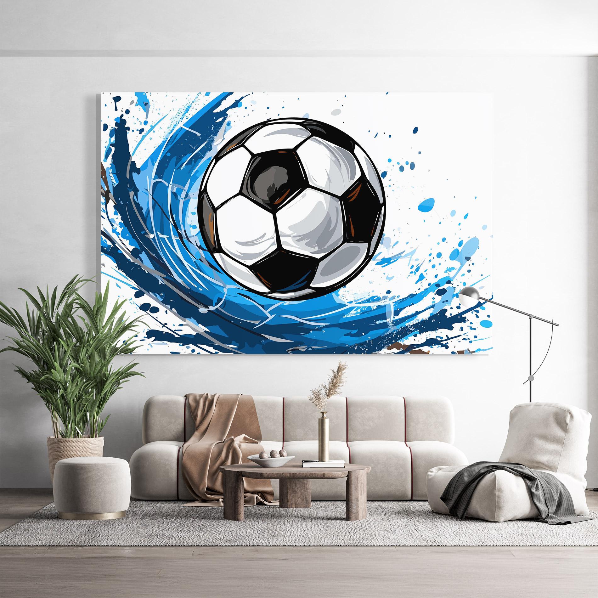 Glasbild Football Wave mockup 9