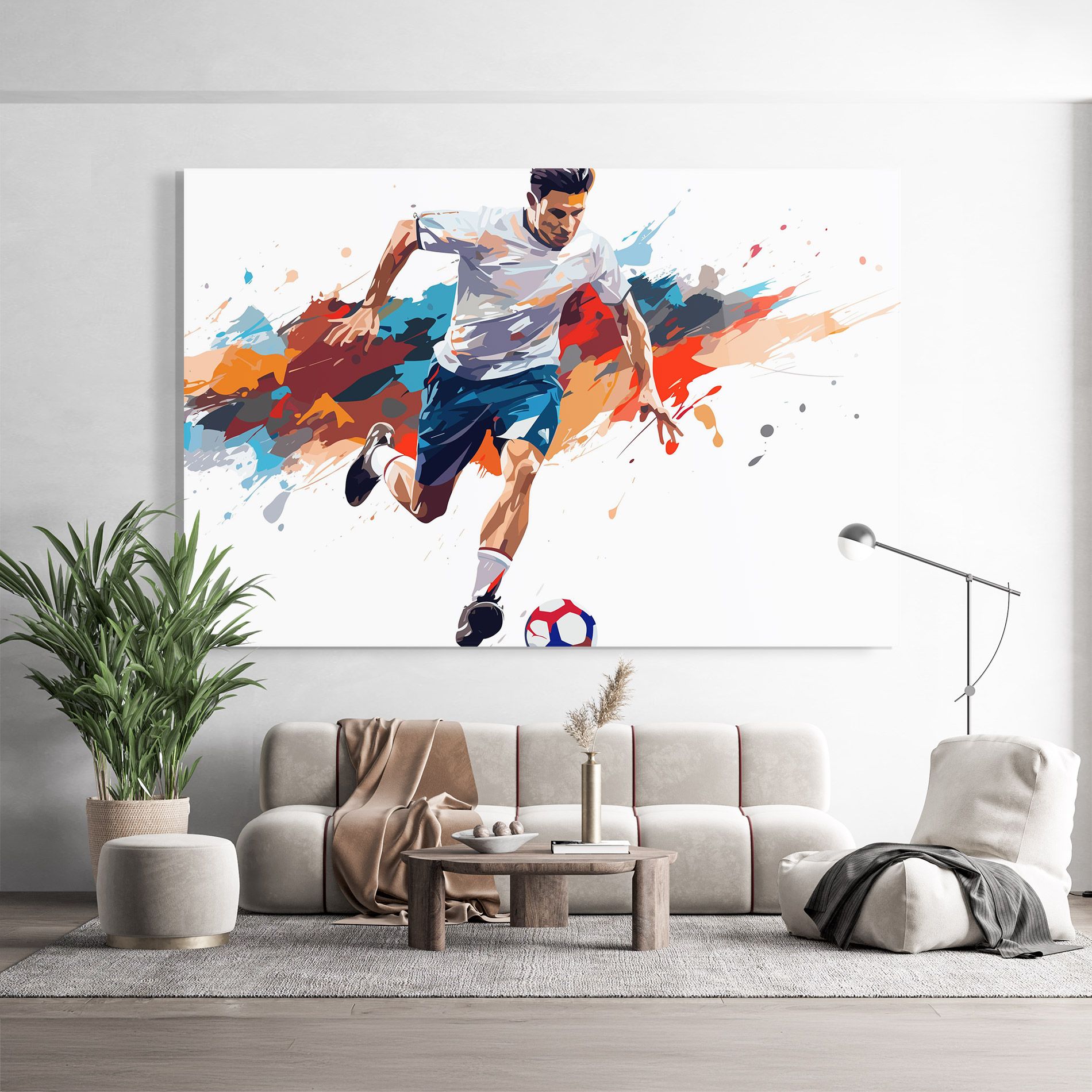 Grey Blue Football mockup 9