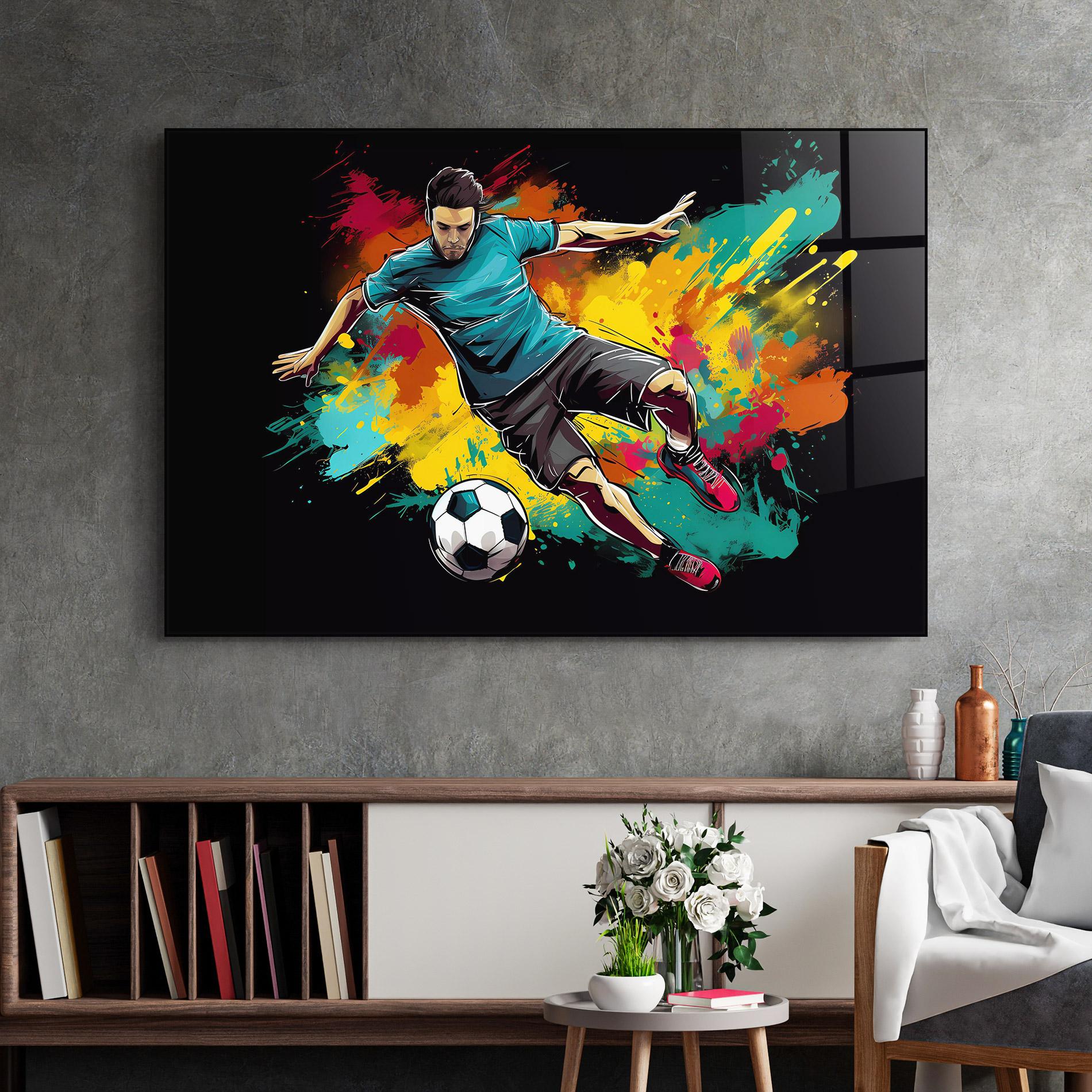 Glasbild Foot Force mockup 2