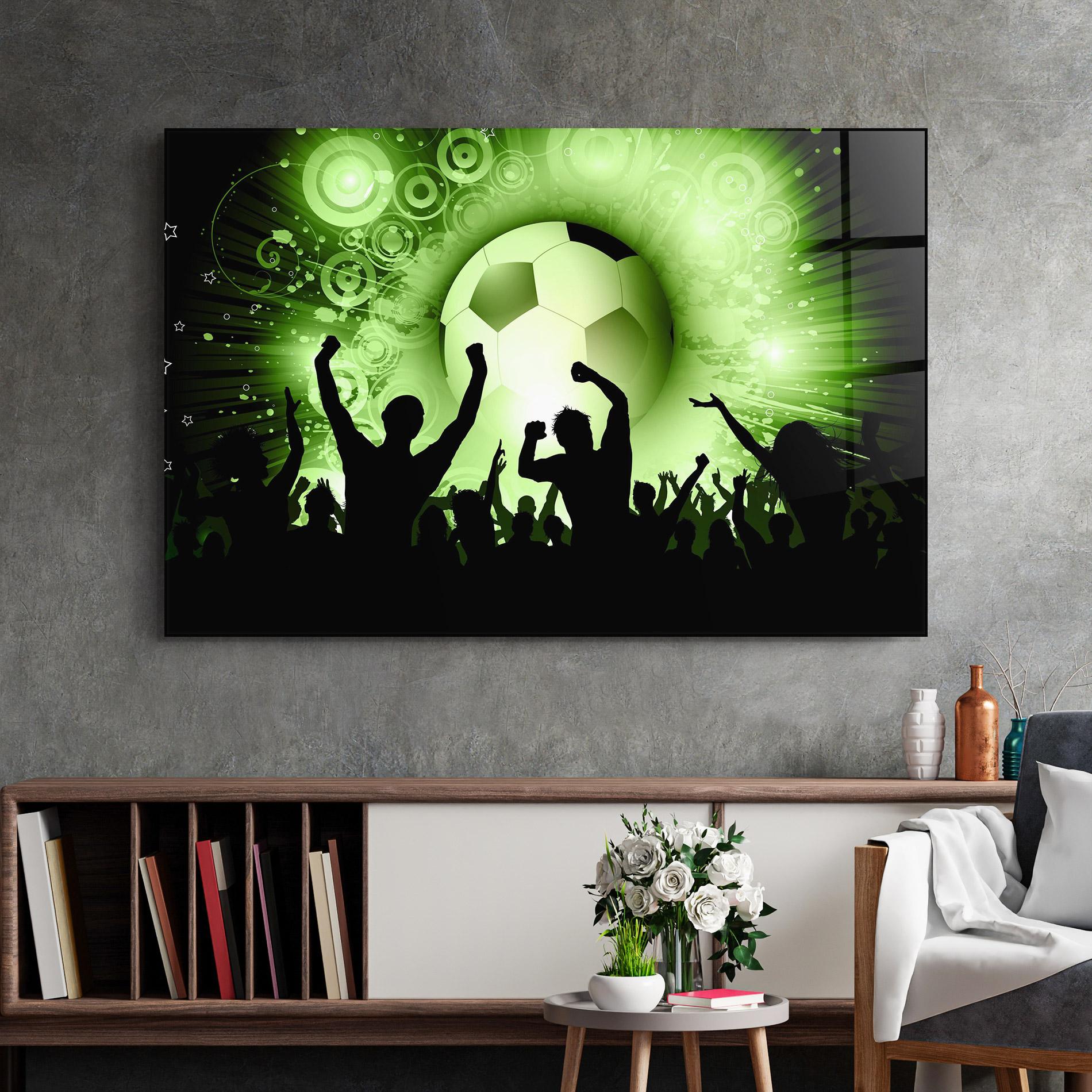 Glasbild Football Crowd mockup 2