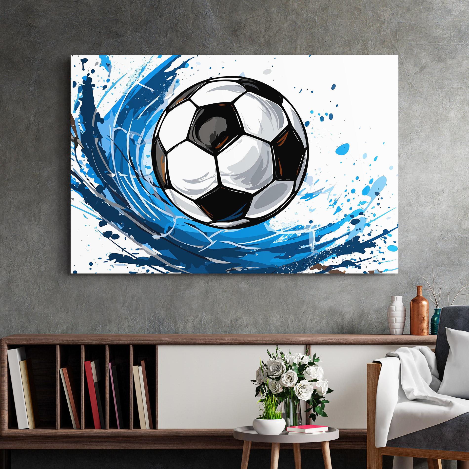 Glasbild Football Wave mockup 2