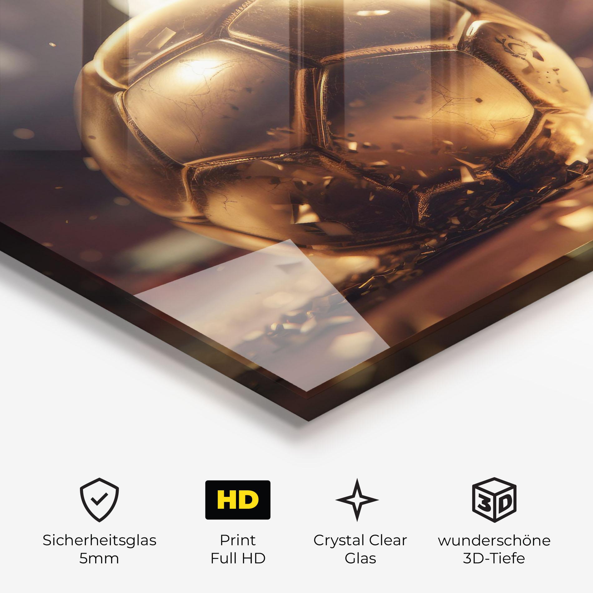 Glasbild Award For Football mockup 3