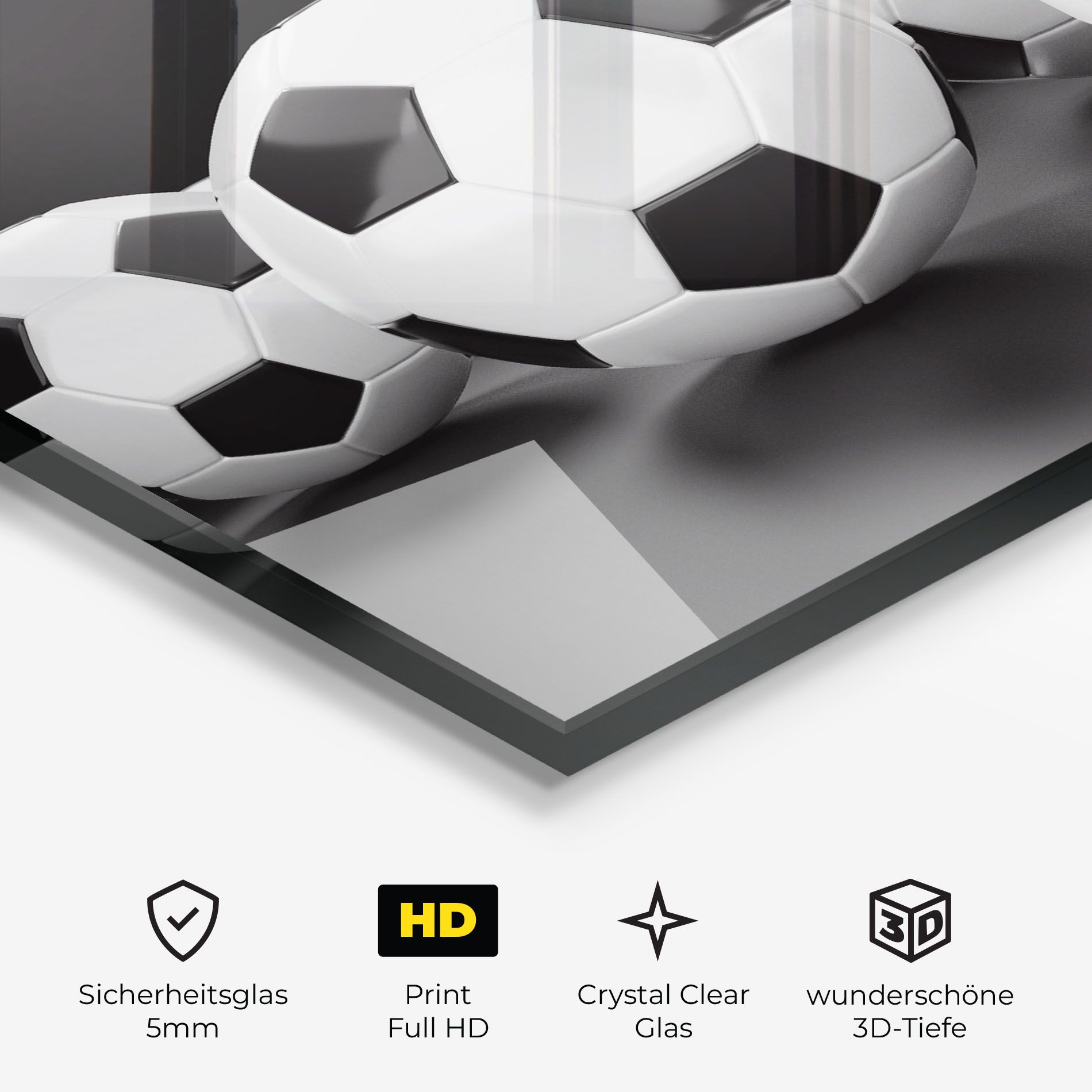 Black White Football mockup 3