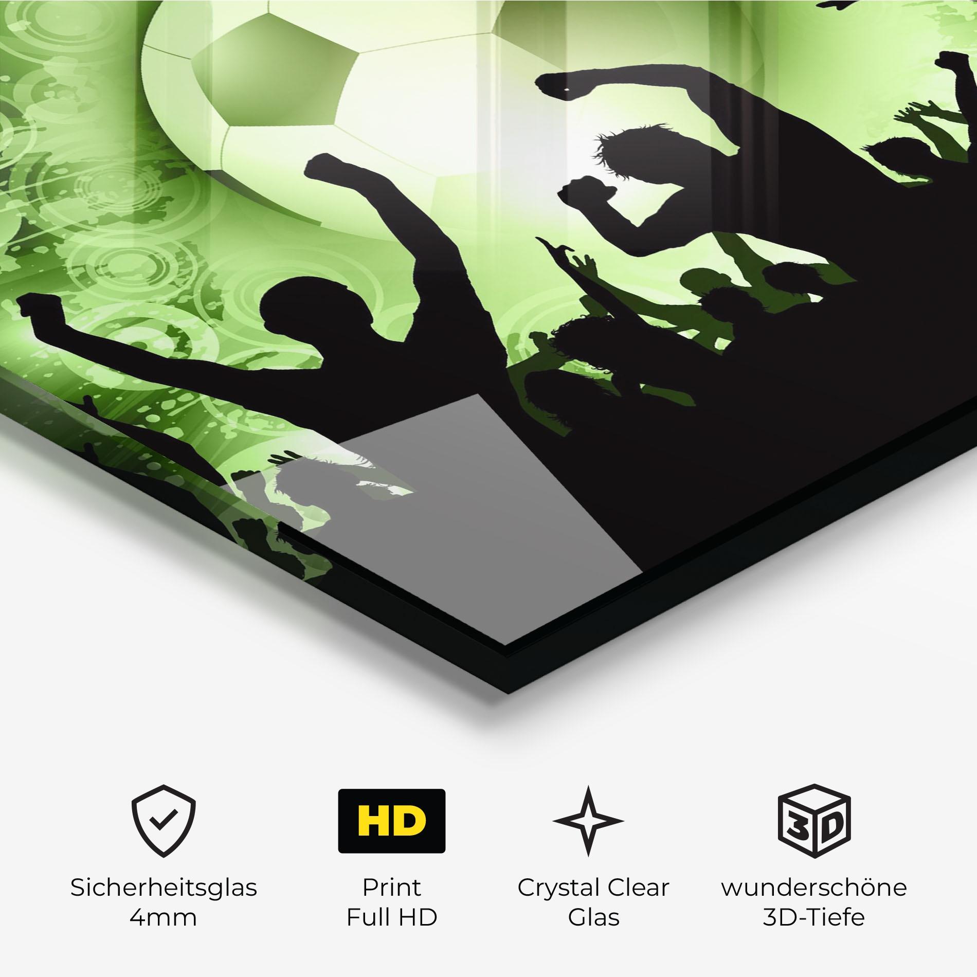 Glasbild Football Crowd mockup 3