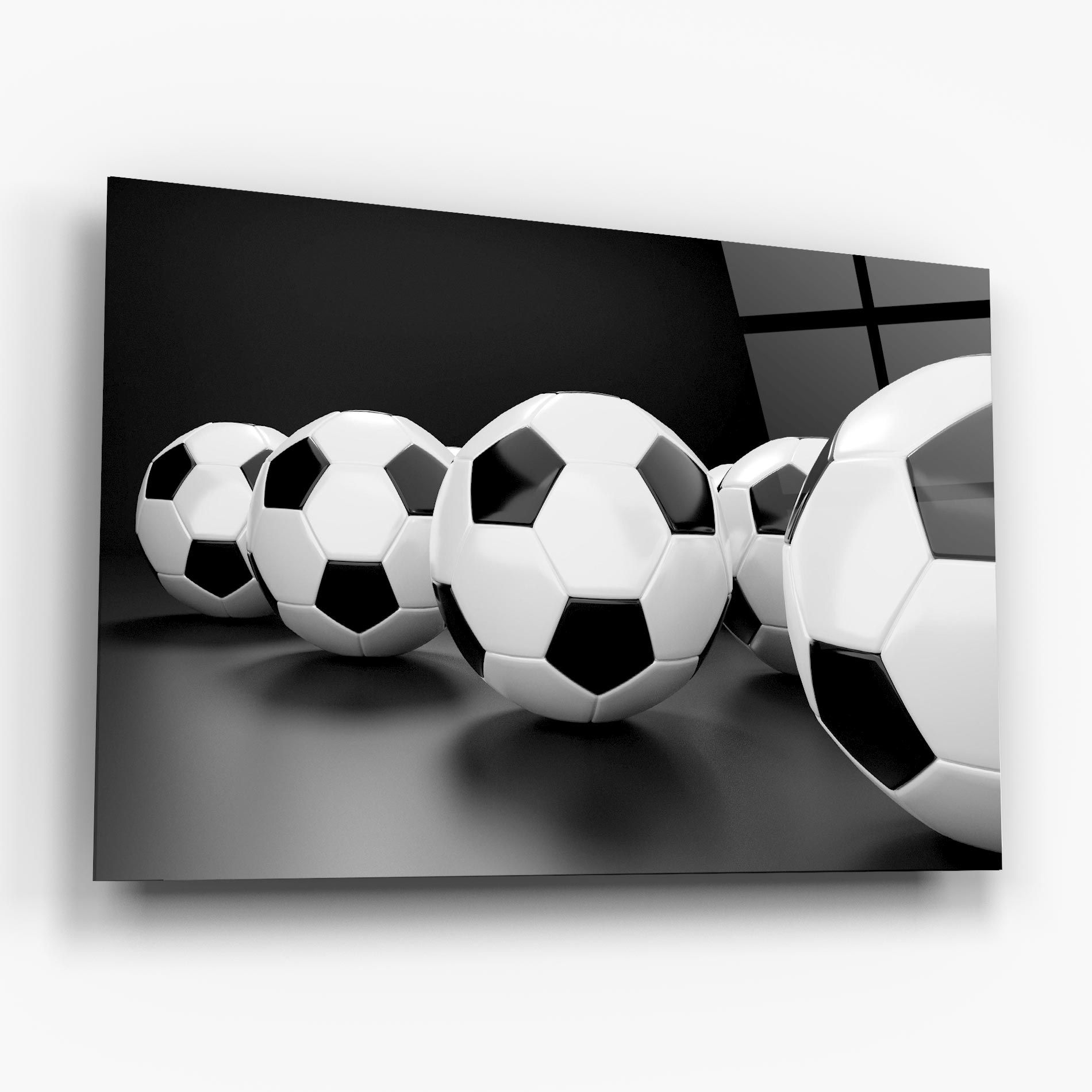 Black White Football mockup 6
