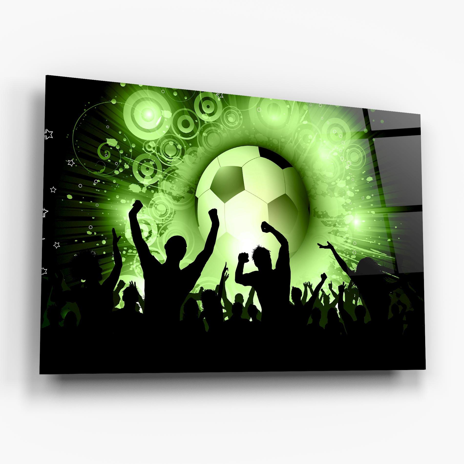 Glasbild Football Crowd mockup 6