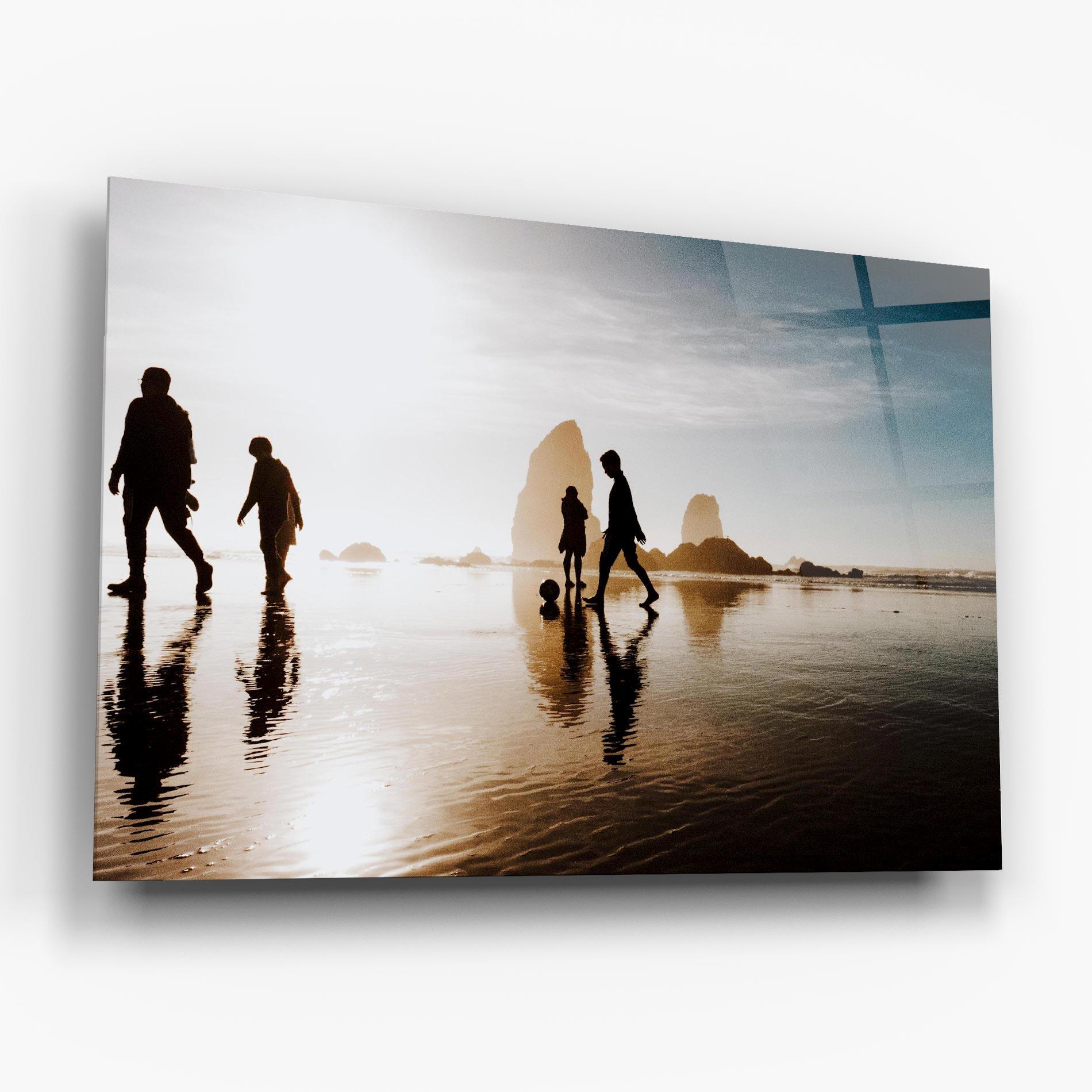 Glasbild Football On Water mockup 6