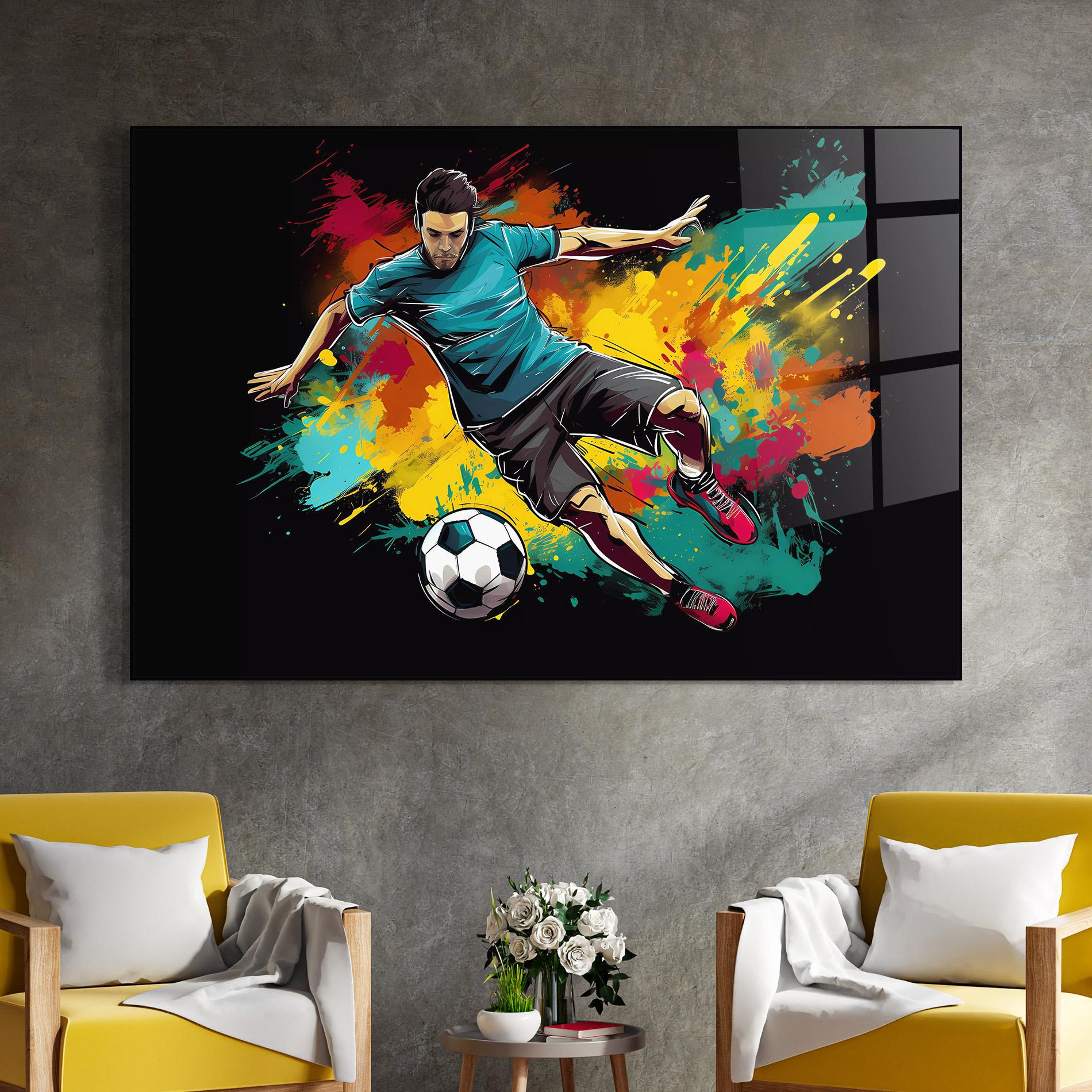 Glasbild Foot Force mockup 4