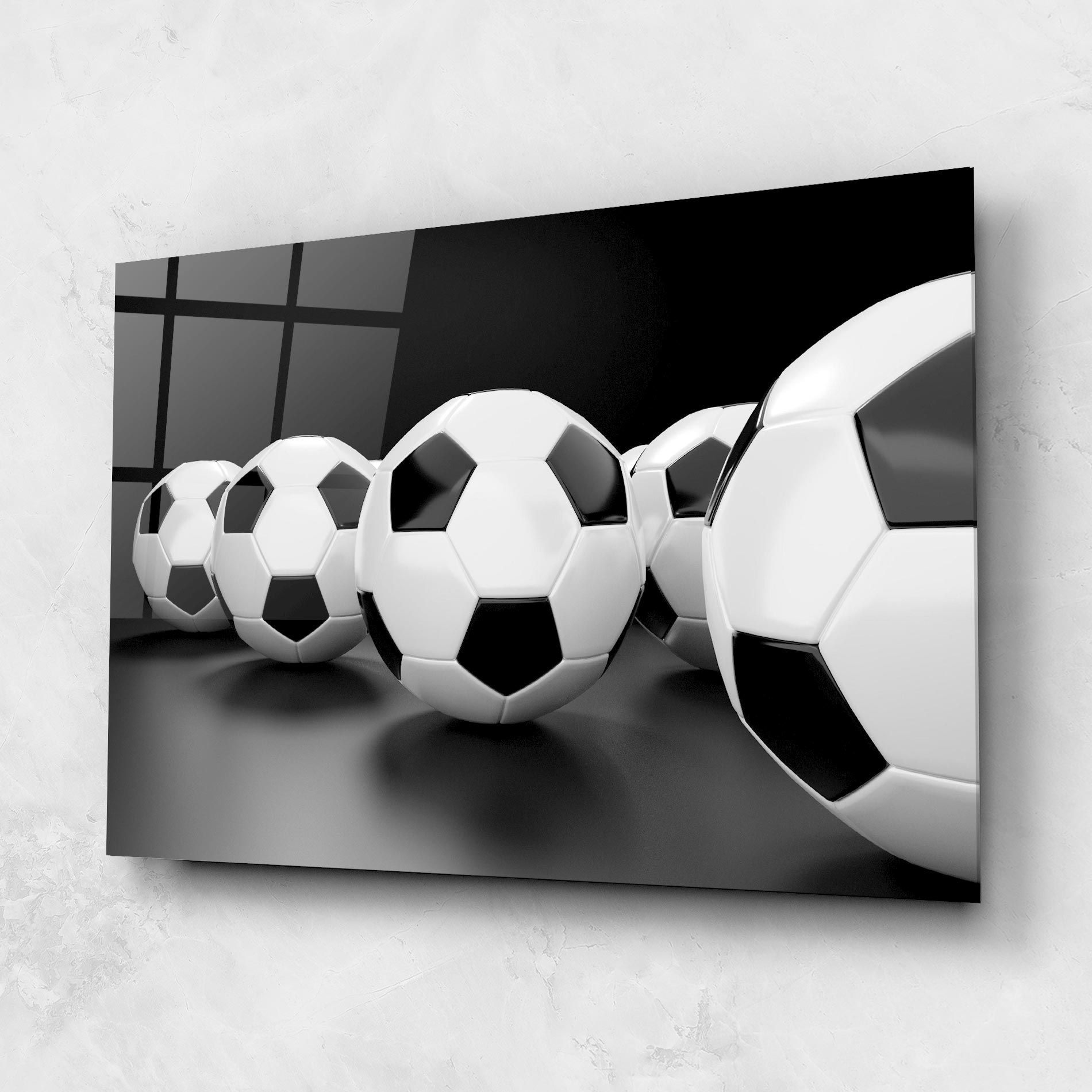 Black White Football mockup 1