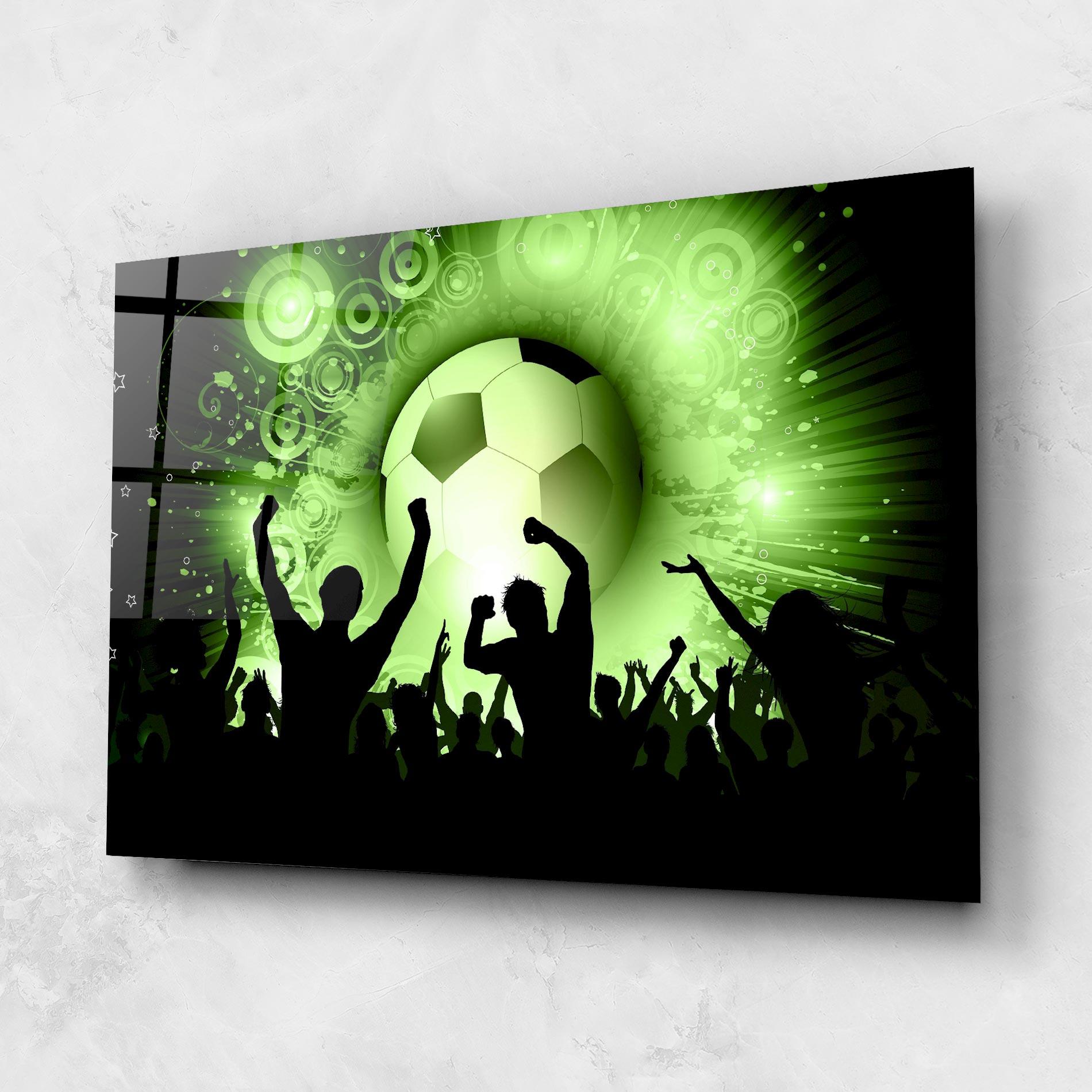 Glasbild Football Crowd mockup 1