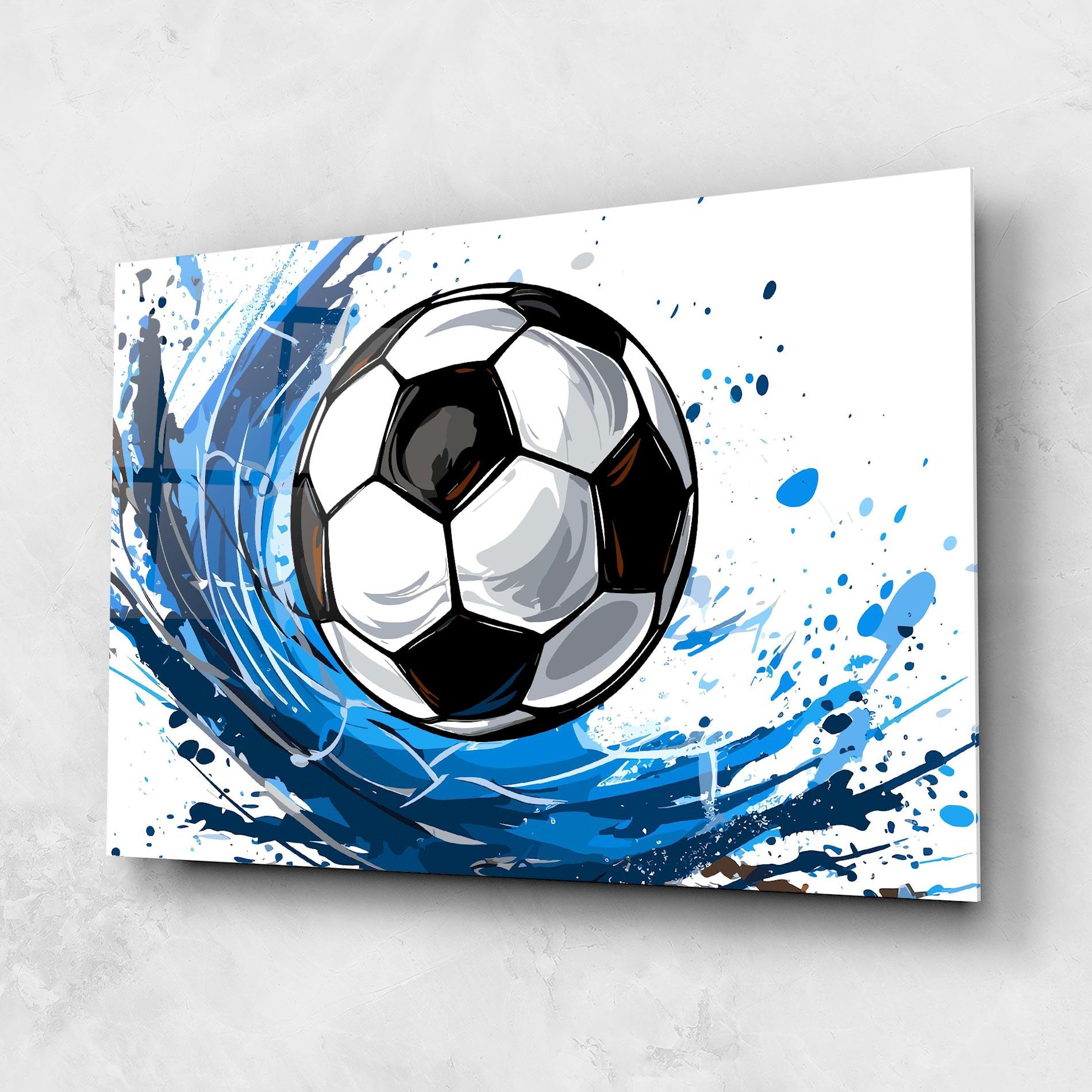 Glasbild Football Wave mockup 1