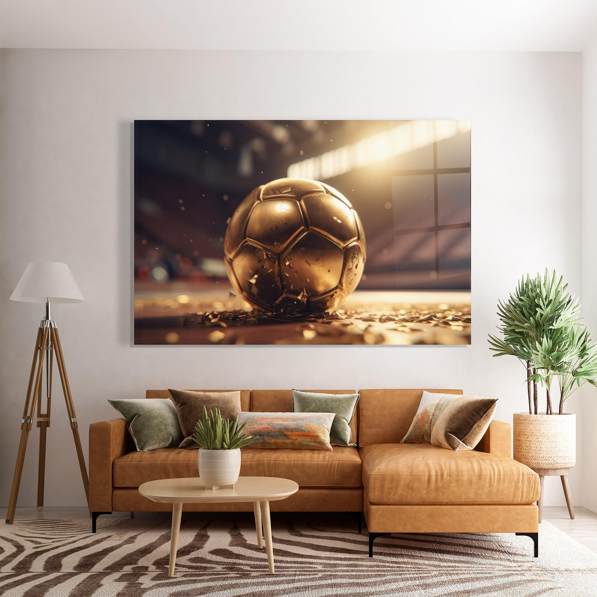 Glasbild Award For Football mockup 7