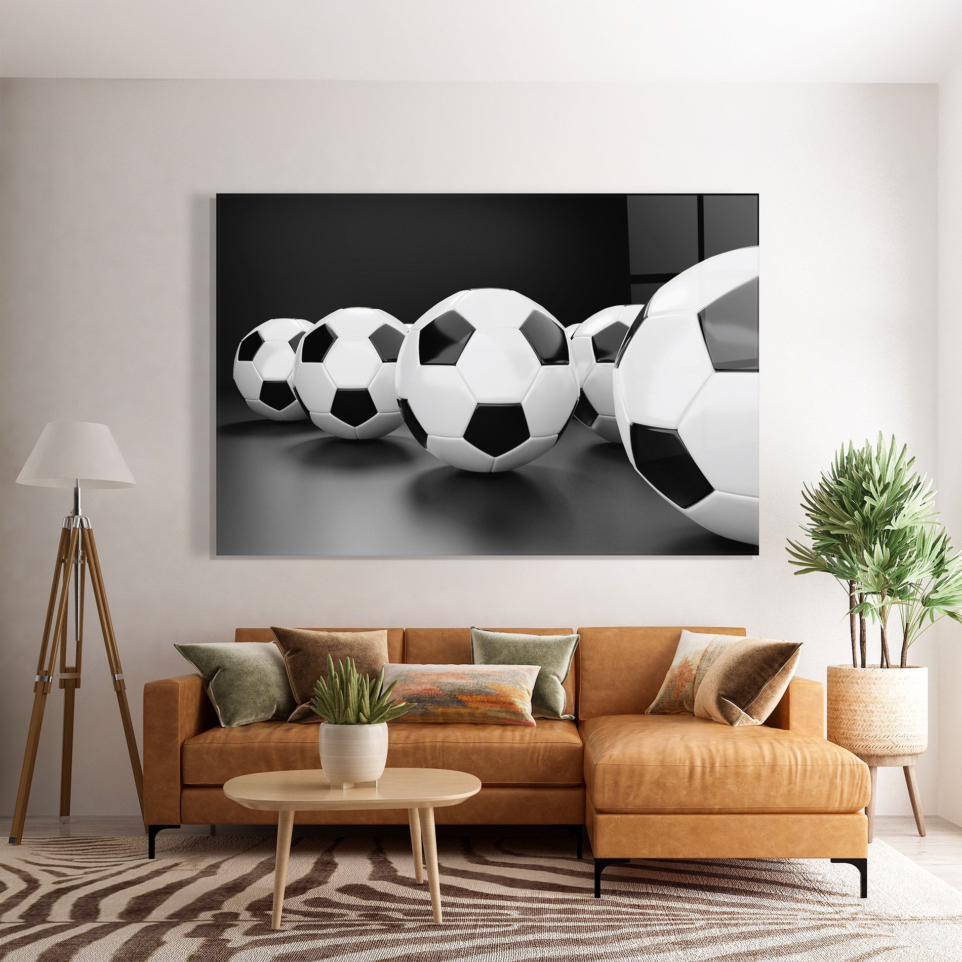 Black White Football mockup 7