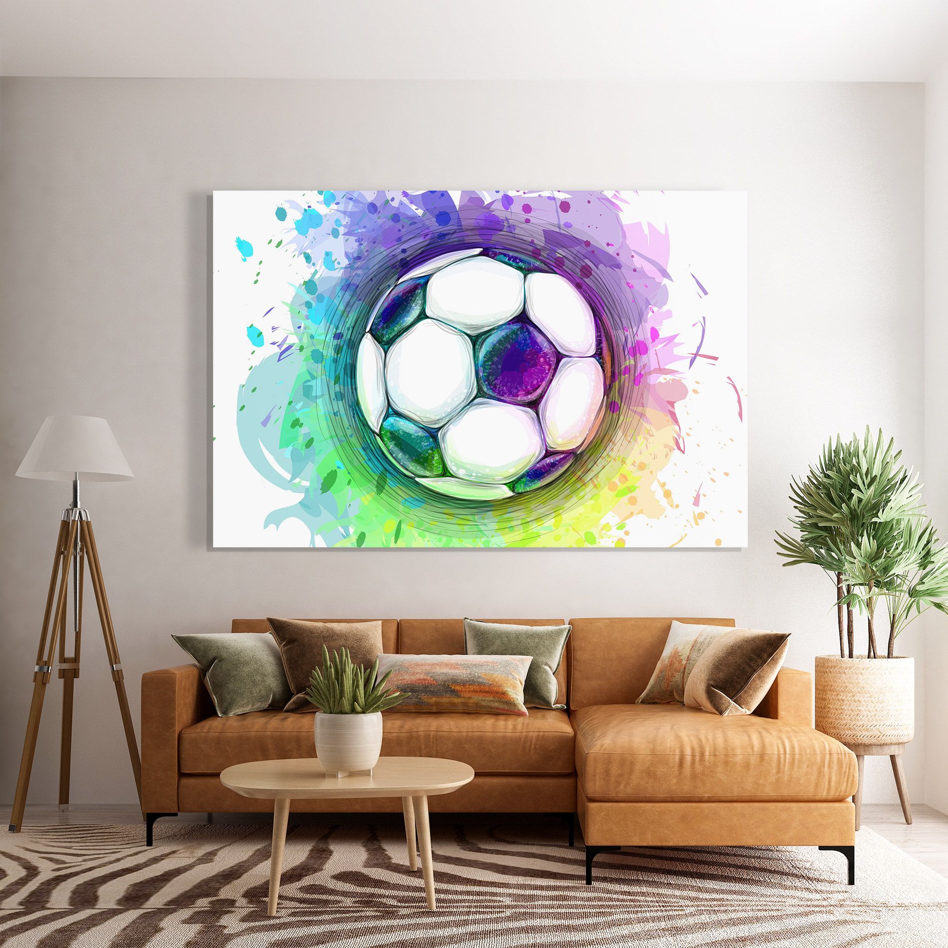 Colorful Football mockup 7