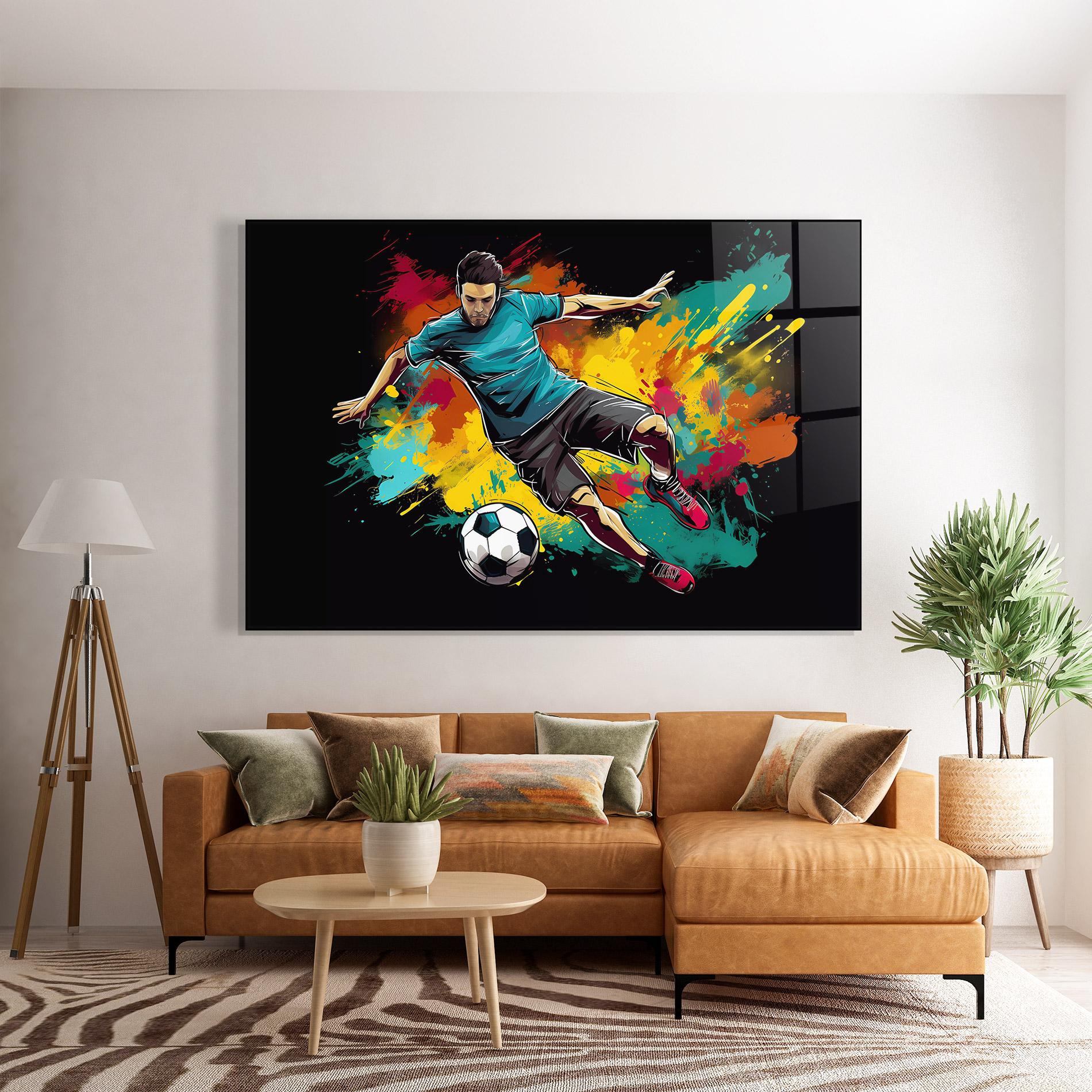 Glasbild Foot Force mockup 7