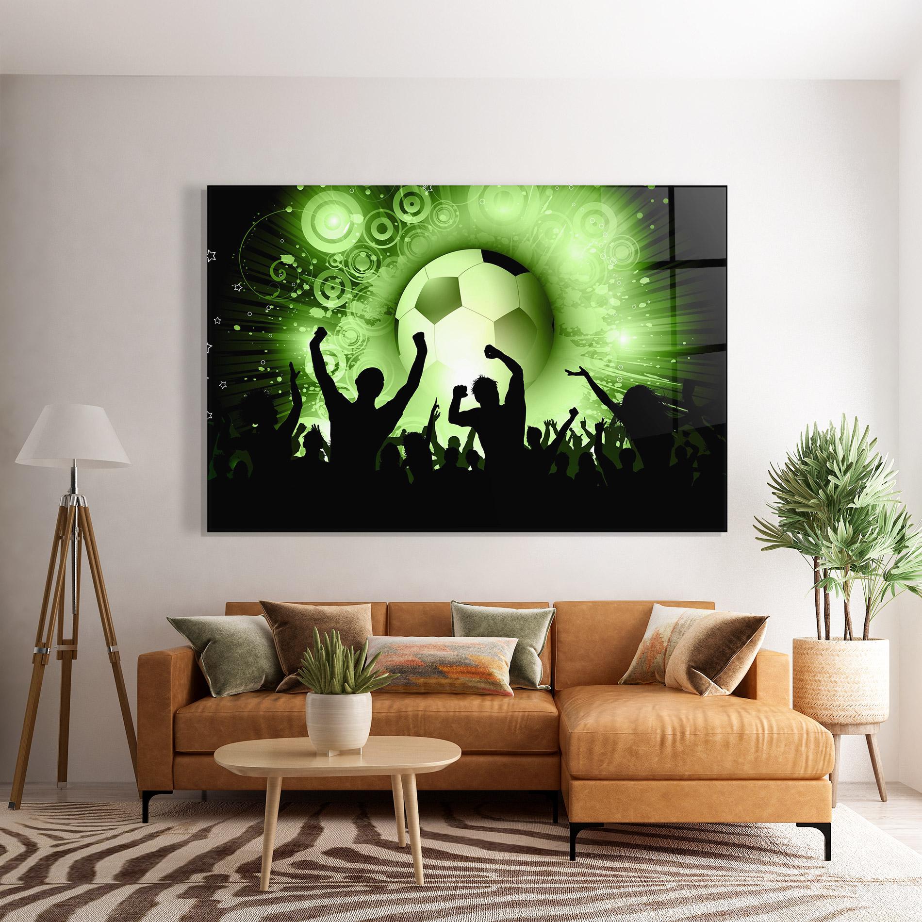 Glasbild Football Crowd mockup 7