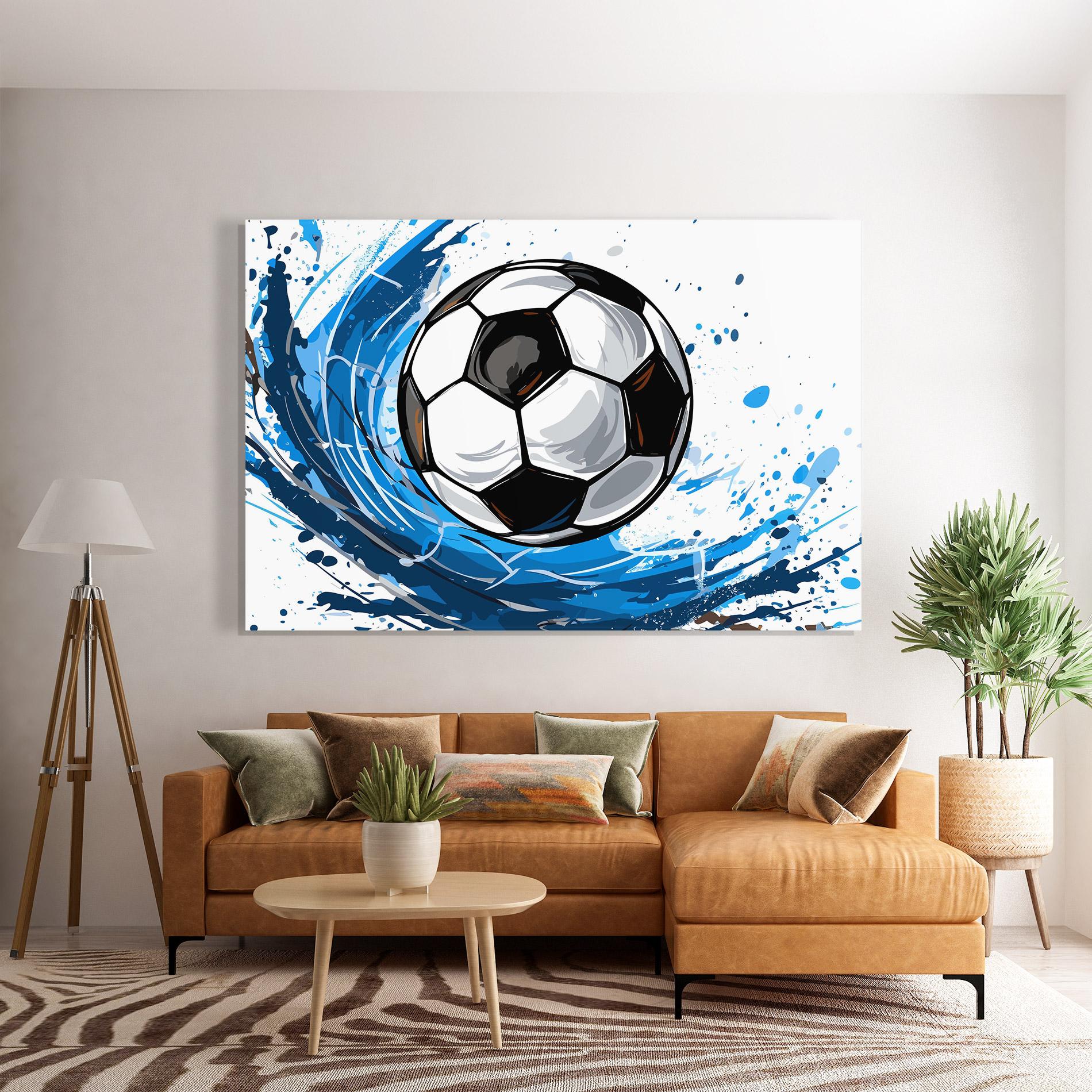 Glasbild Football Wave mockup 7
