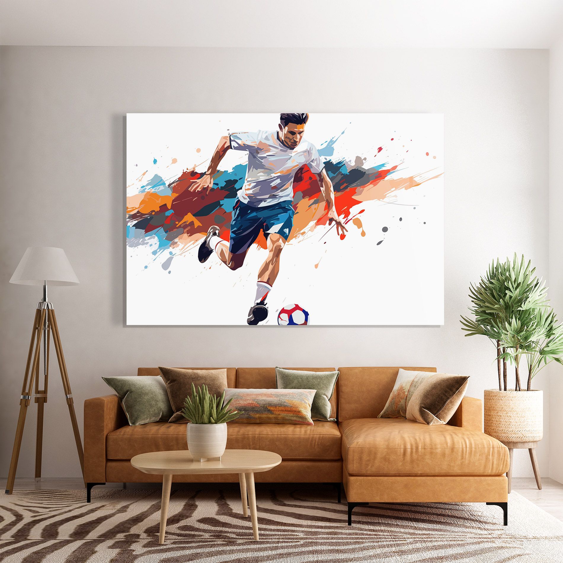 Grey Blue Football mockup 7