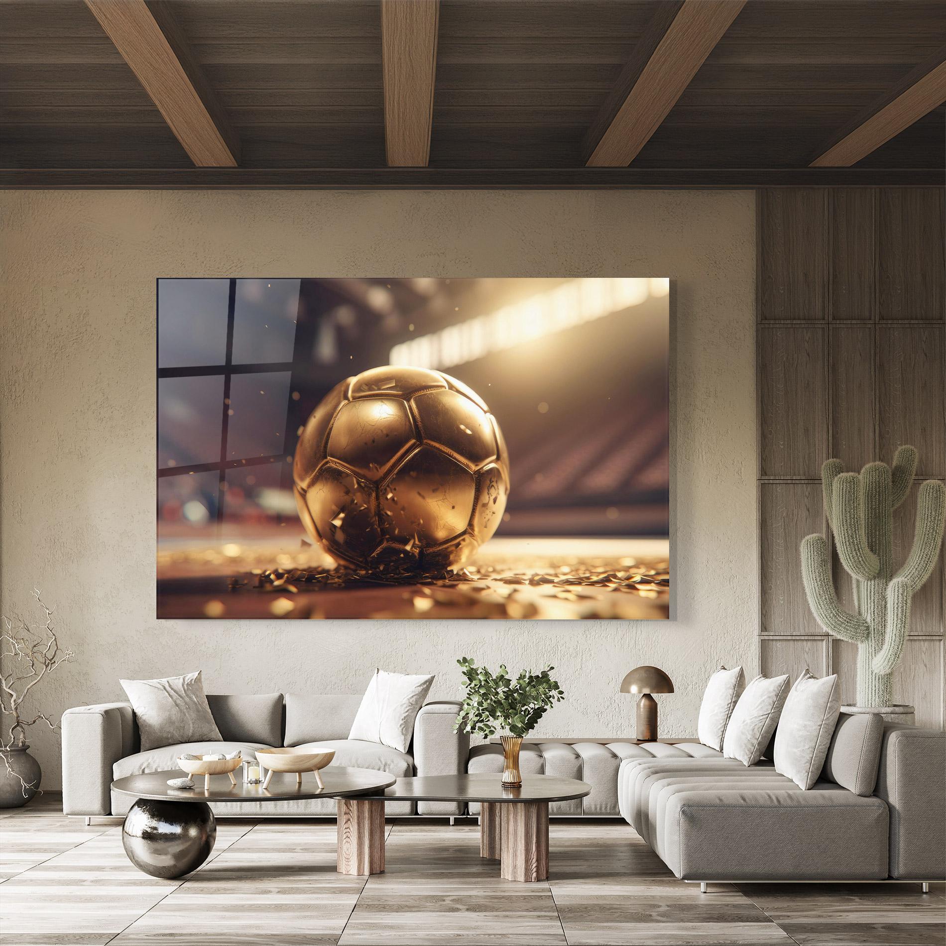 Glasbild Award For Football mockup 8