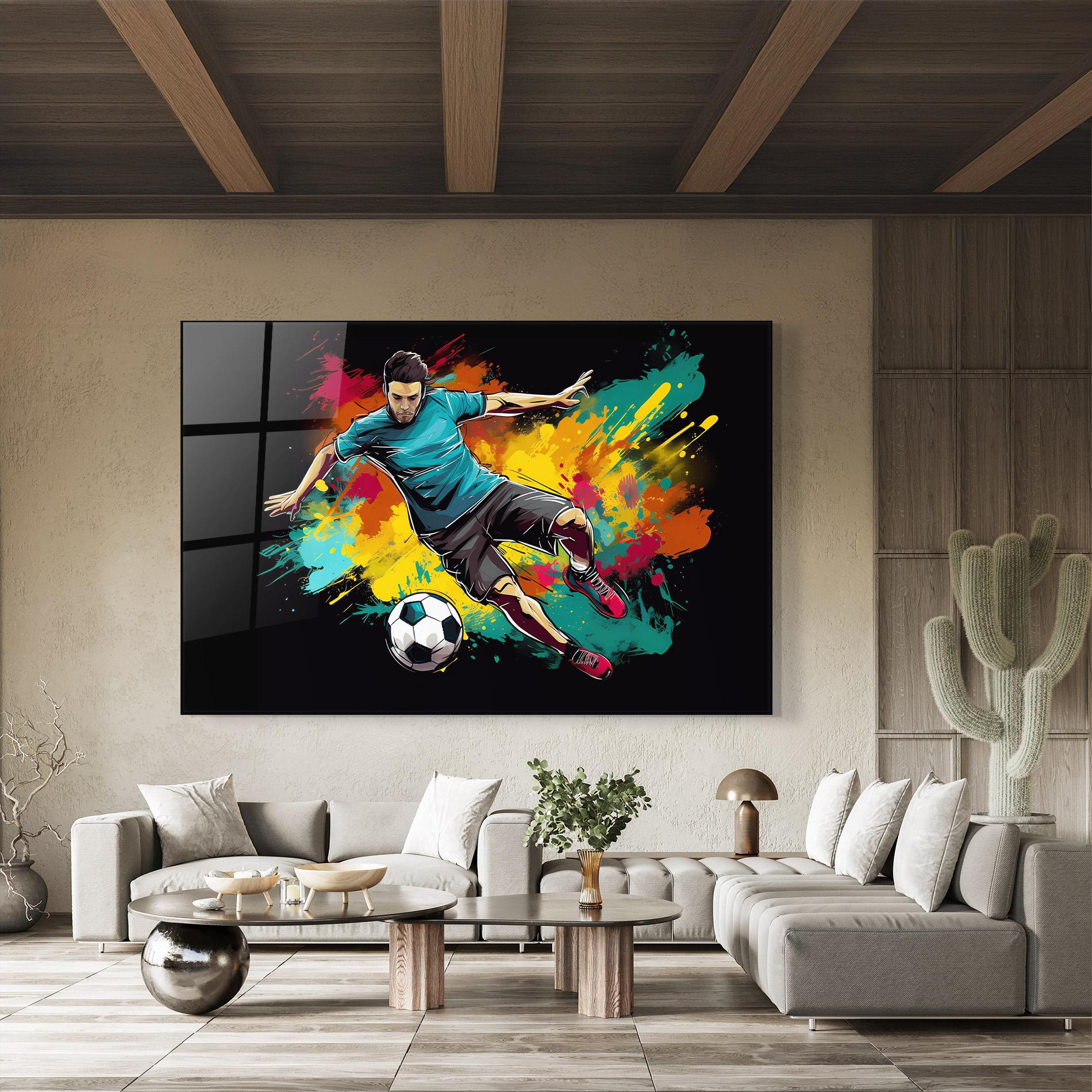 Glasbild Foot Force mockup 8