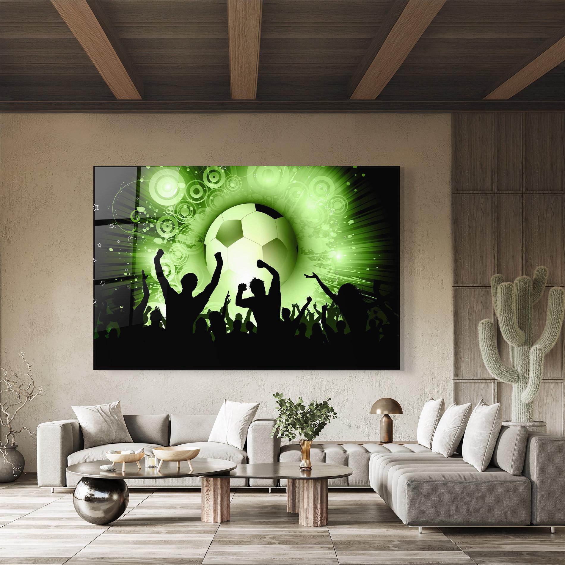 Glasbild Football Crowd mockup 8