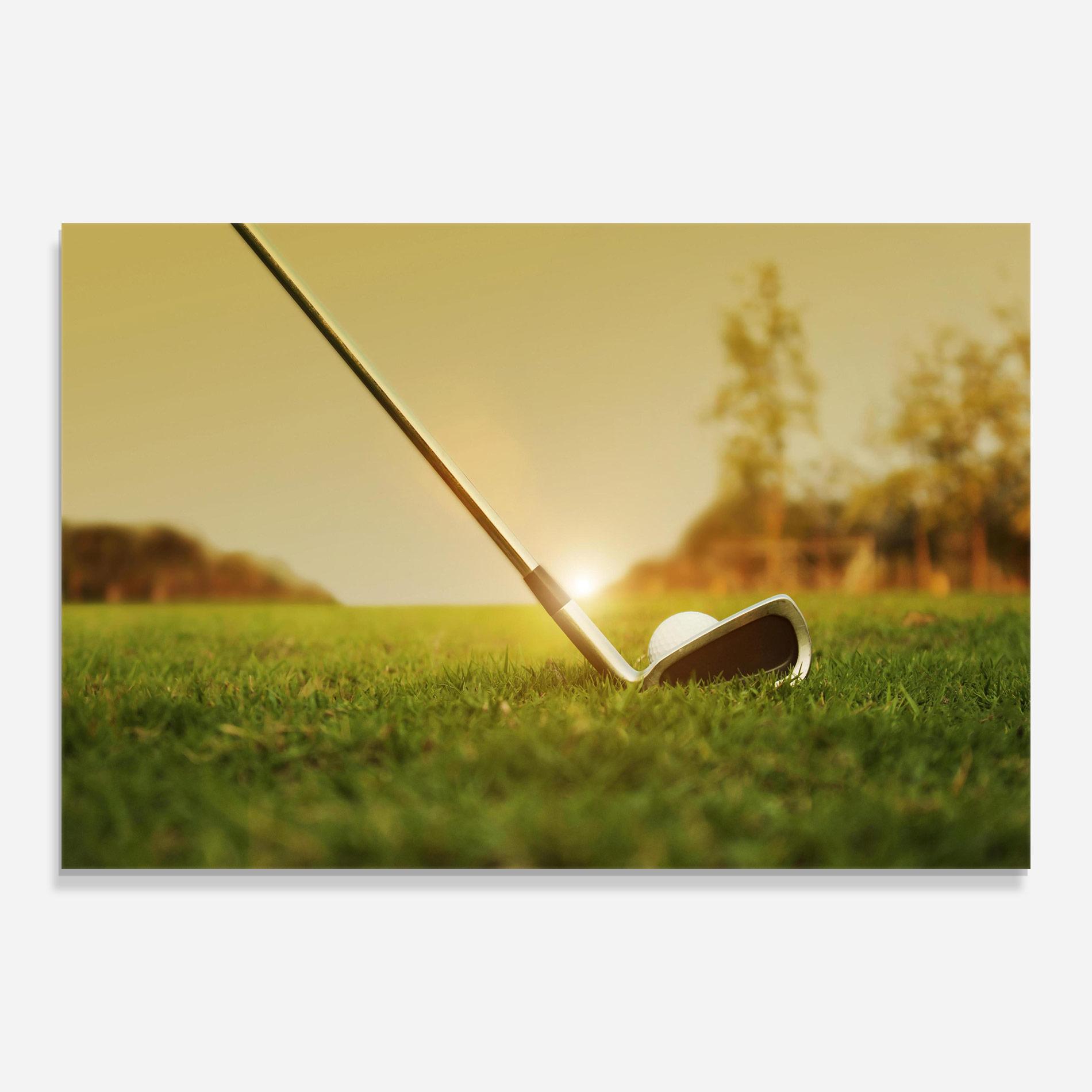 Glasbild Golf Course mockup 0