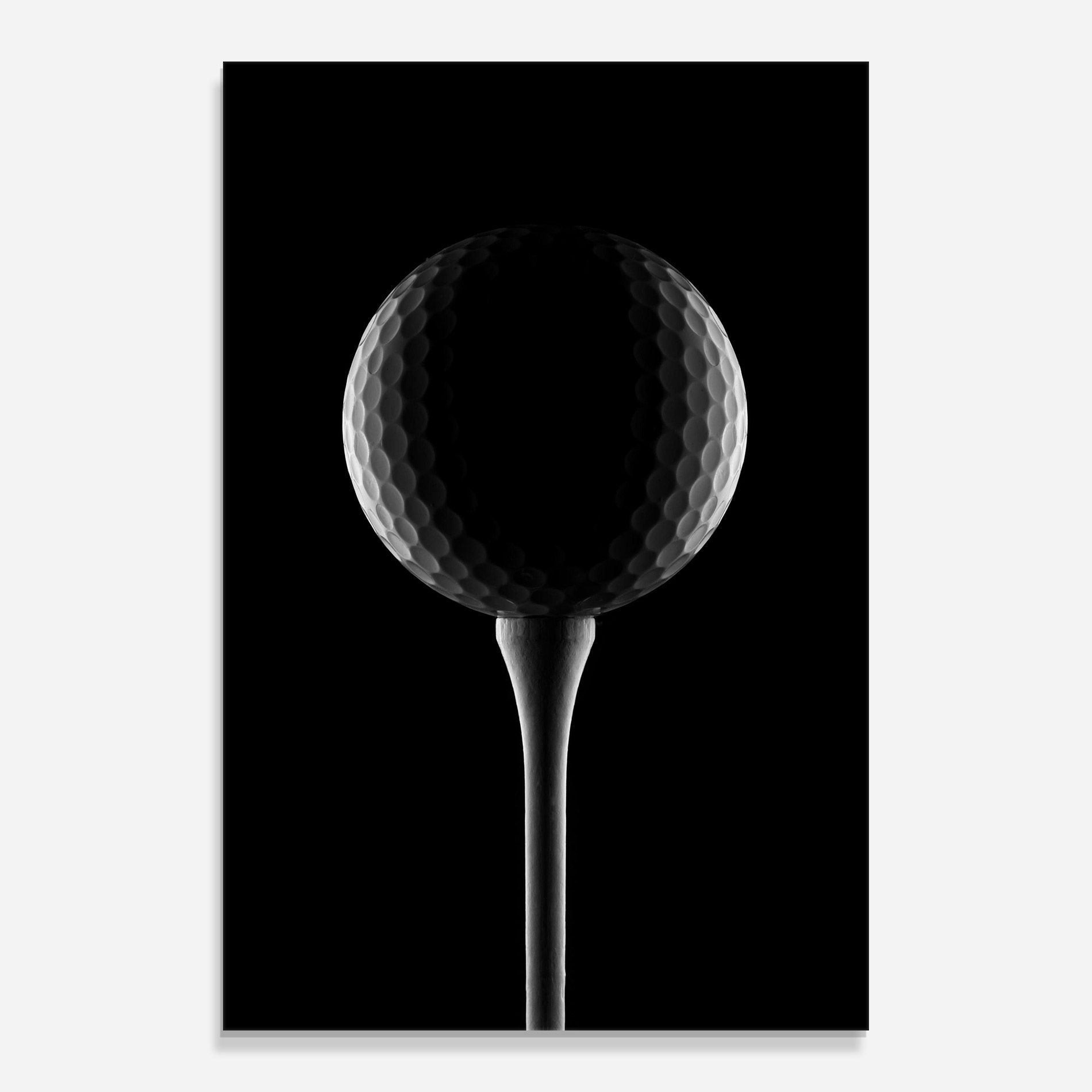 Golf Ball Black mockup 0