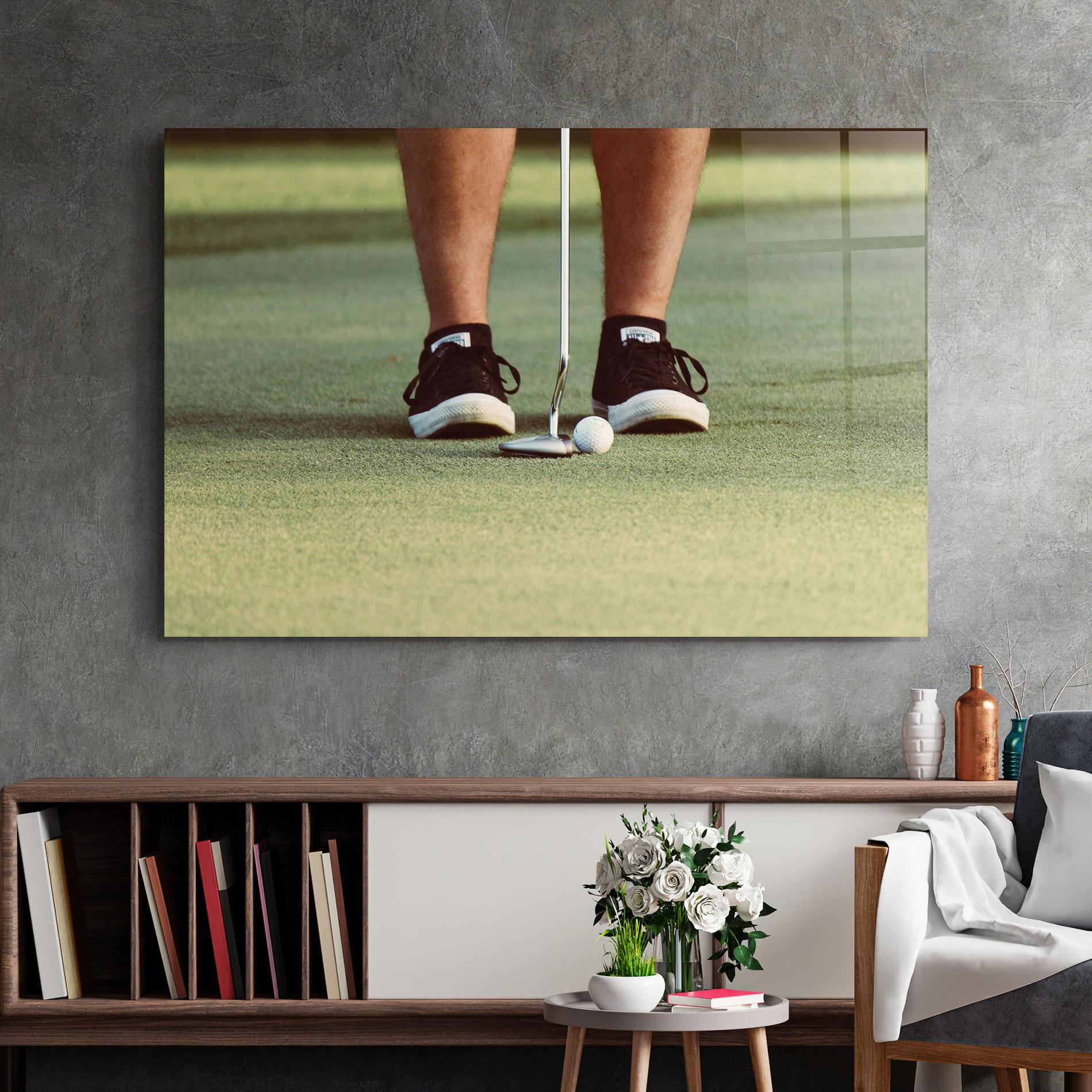 Glasbild Converse Golf Ball mockup 2