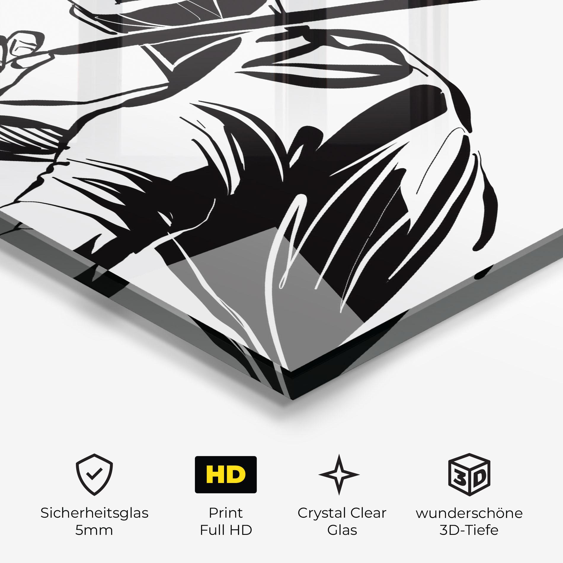 Glasbild Golf Back mockup 3