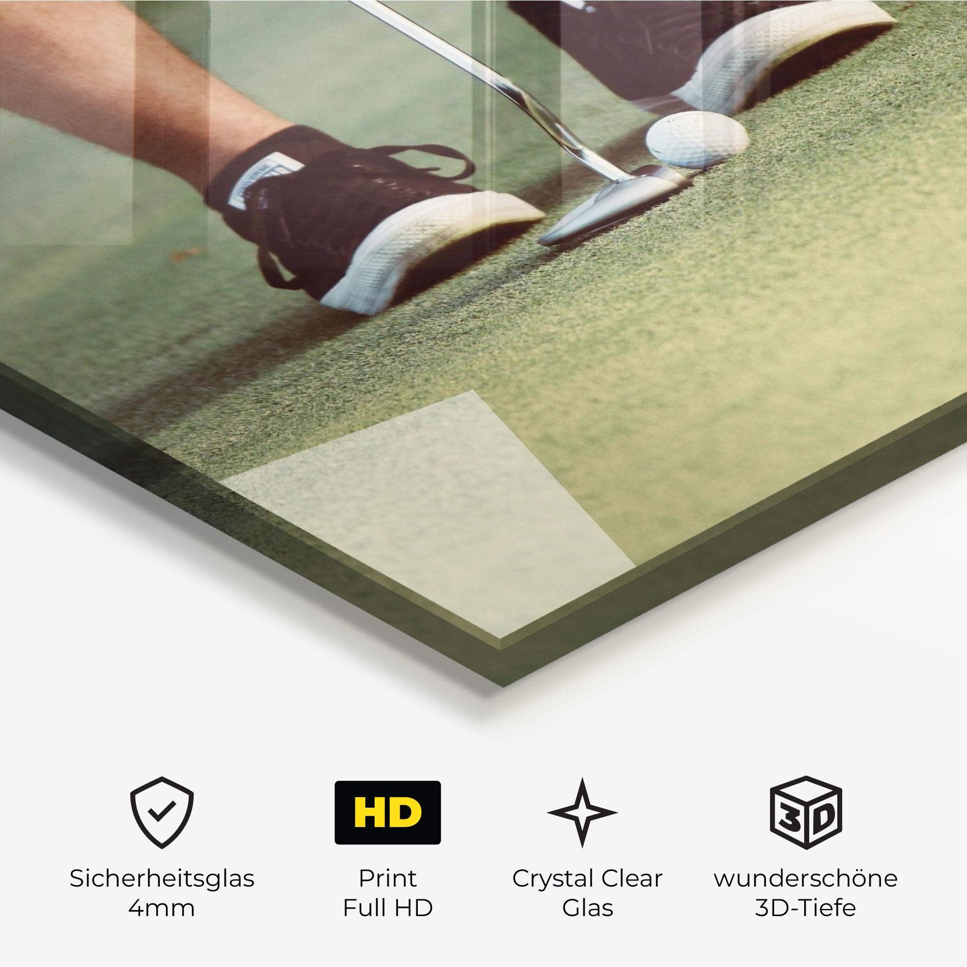 Glasbild Converse Golf Ball mockup 3