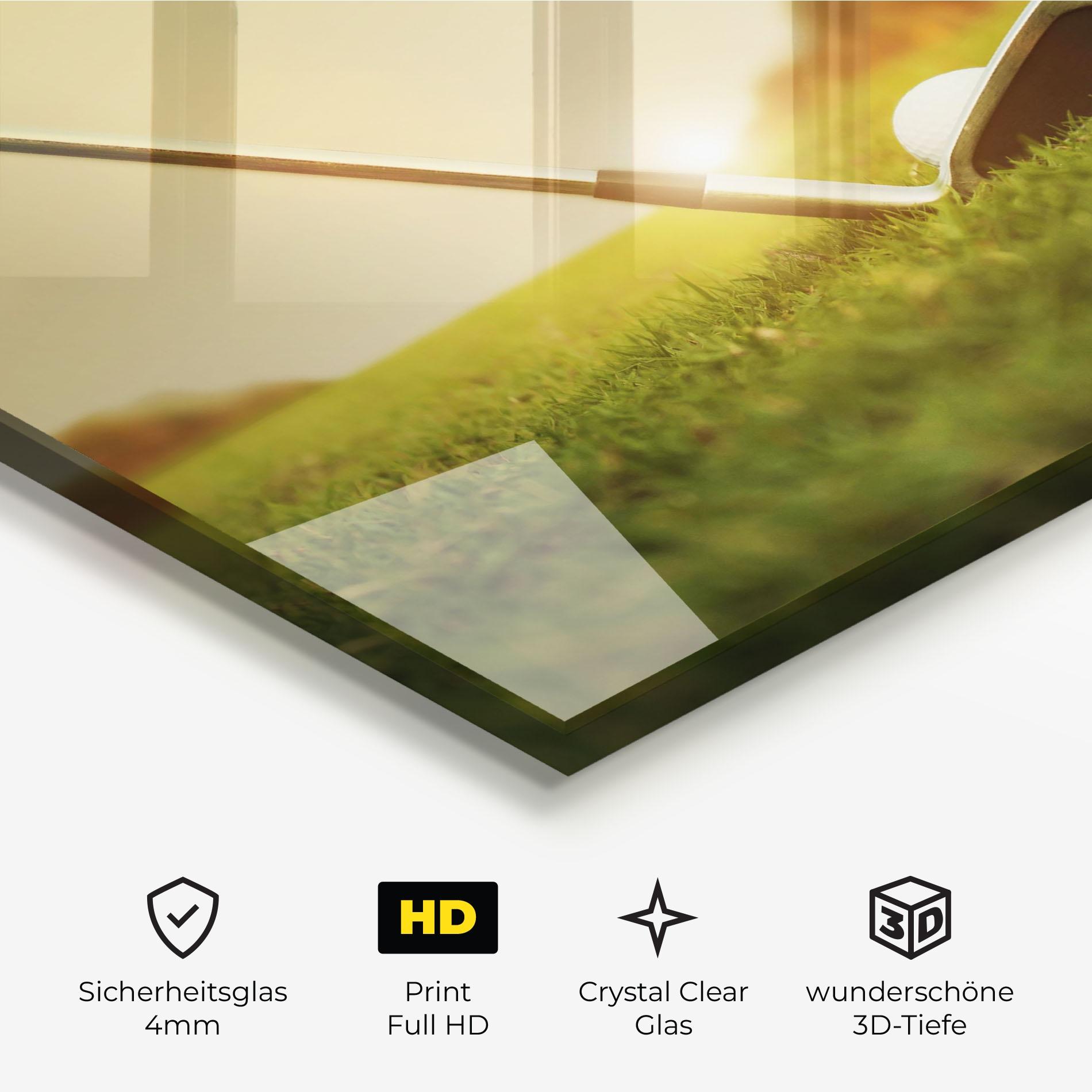 Glasbild Golf Course mockup 3