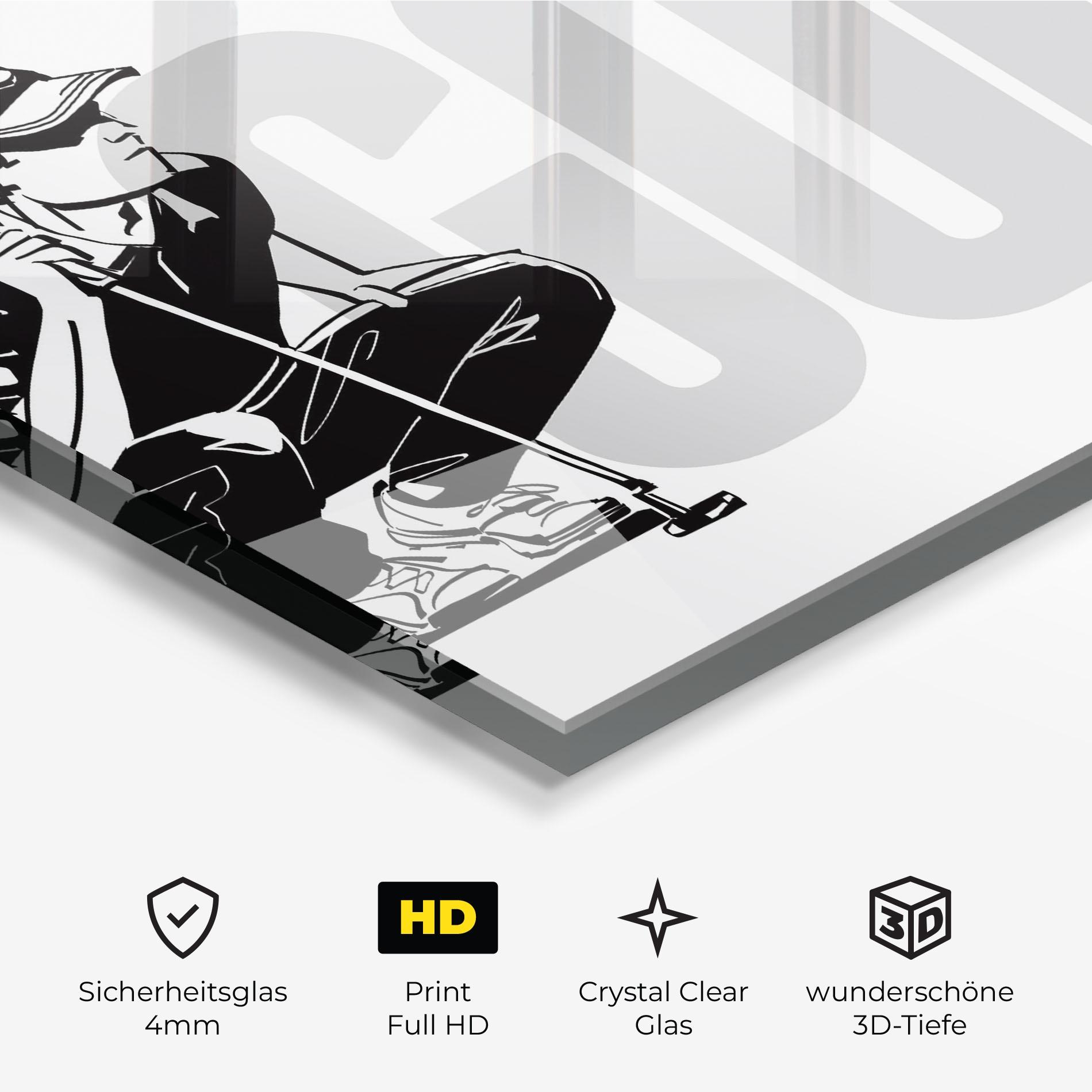 Glasbild Golf mockup 3