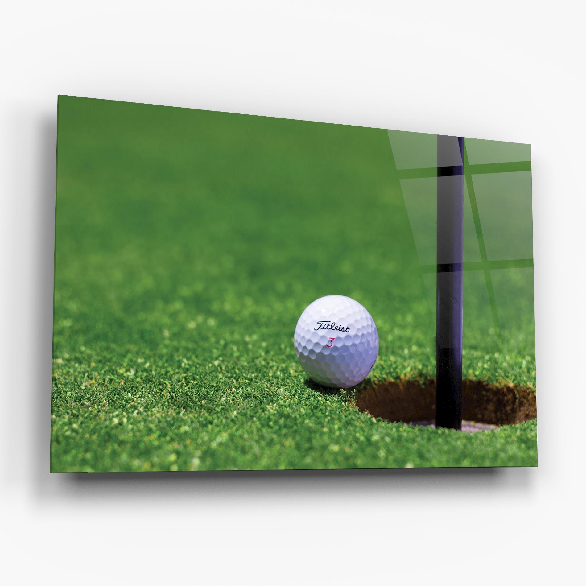 Glasbild Close To Ball Golf Ball mockup 6