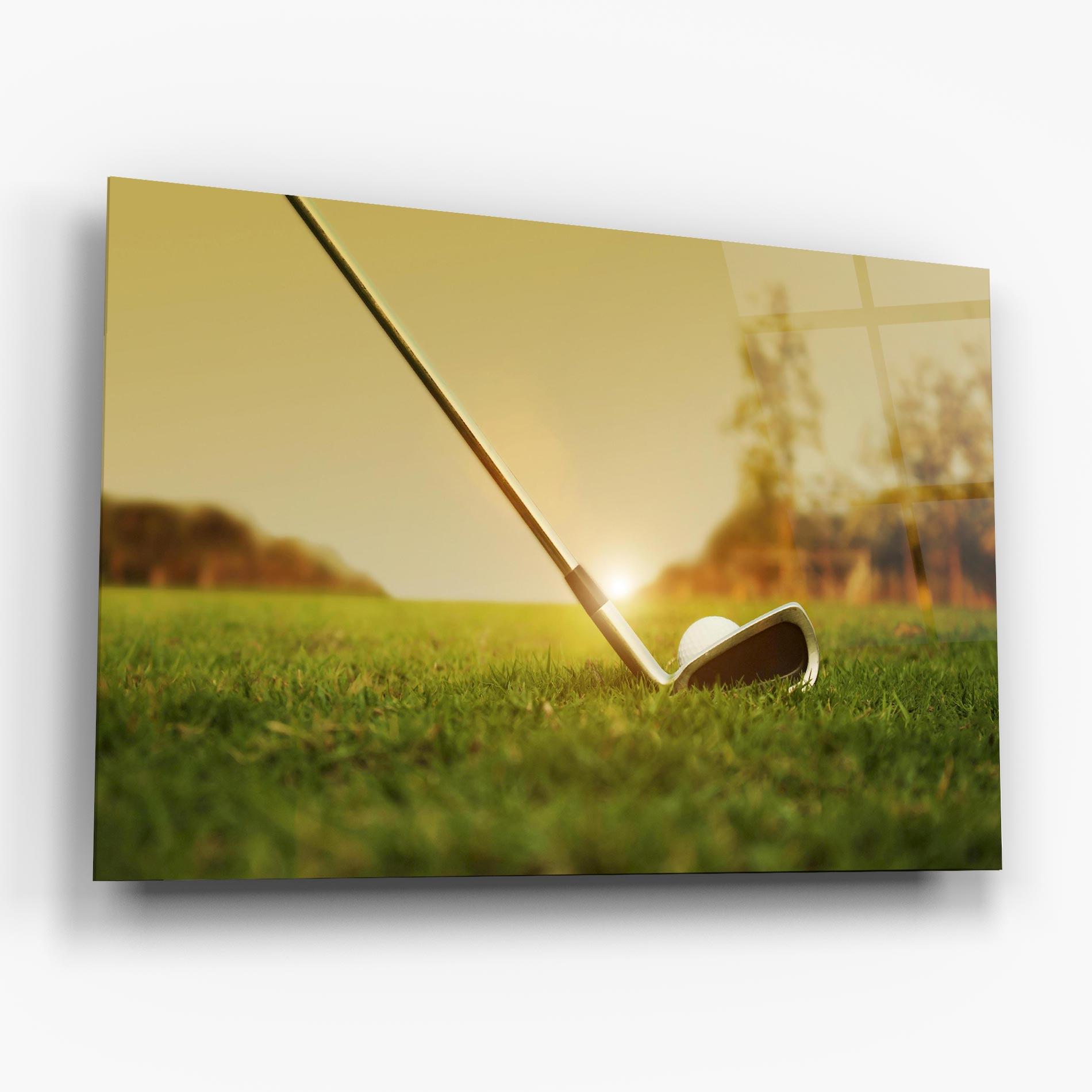 Glasbild Golf Course mockup 6