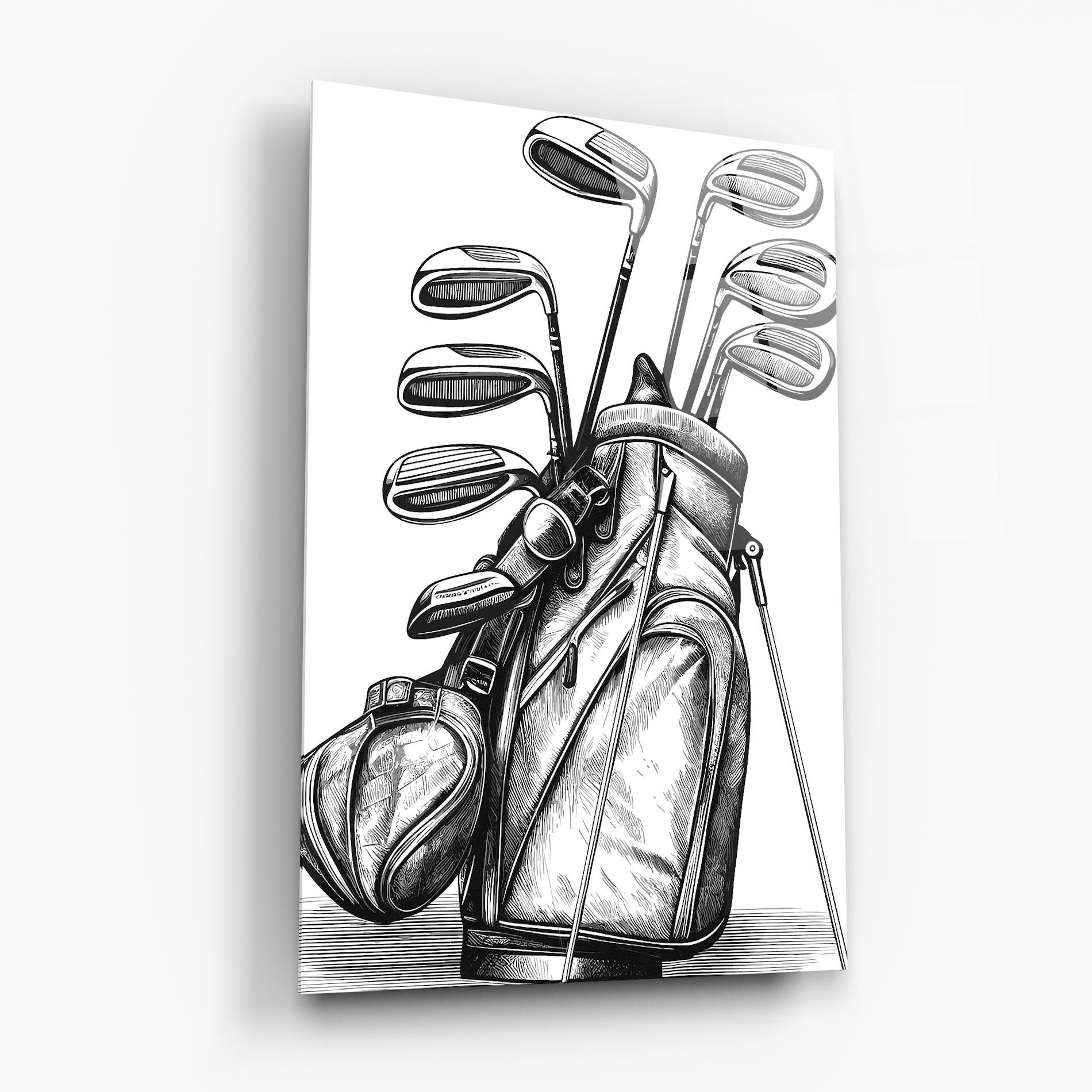 Glasbild Golf Club mockup 6