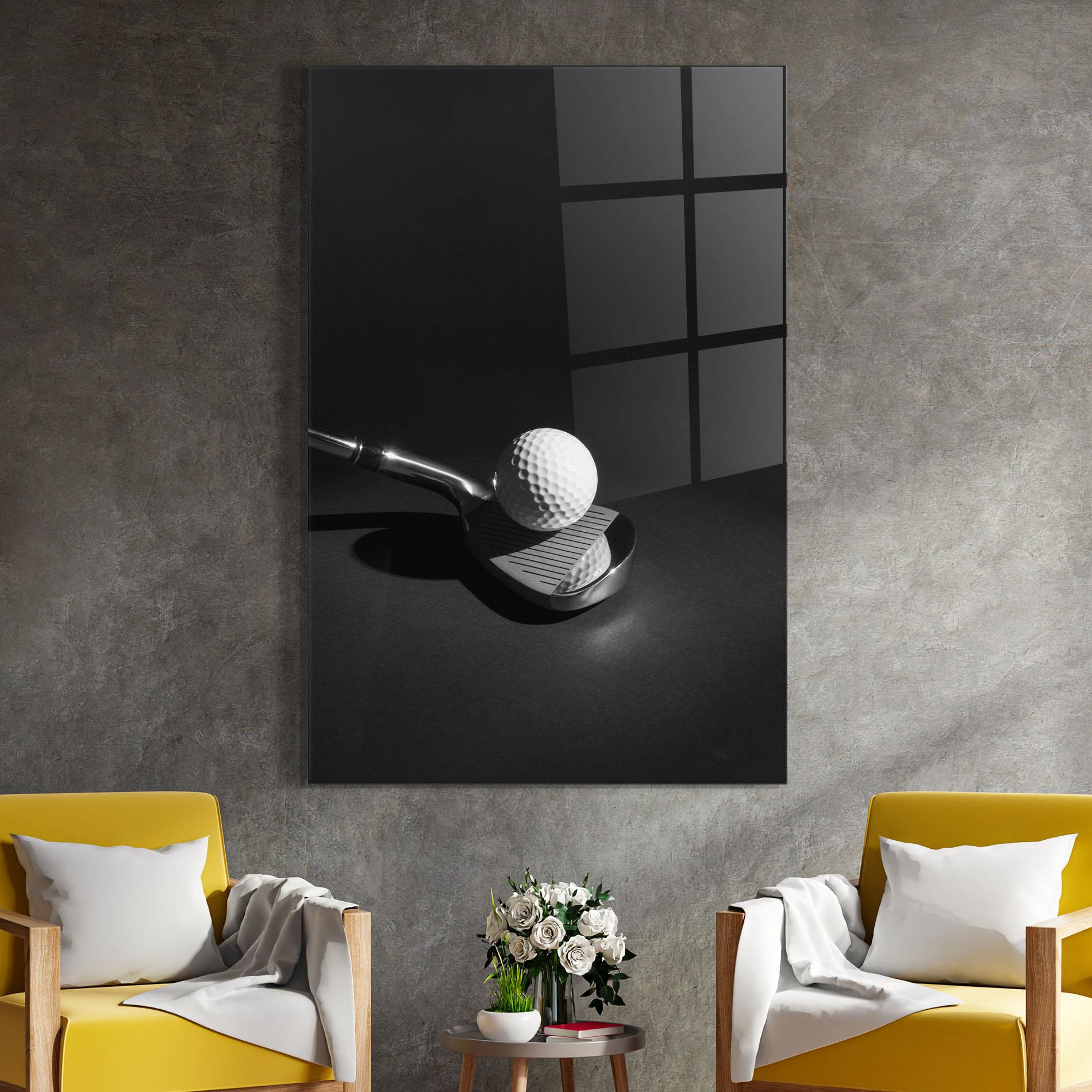 Glasbild Golf Equipment mockup 4