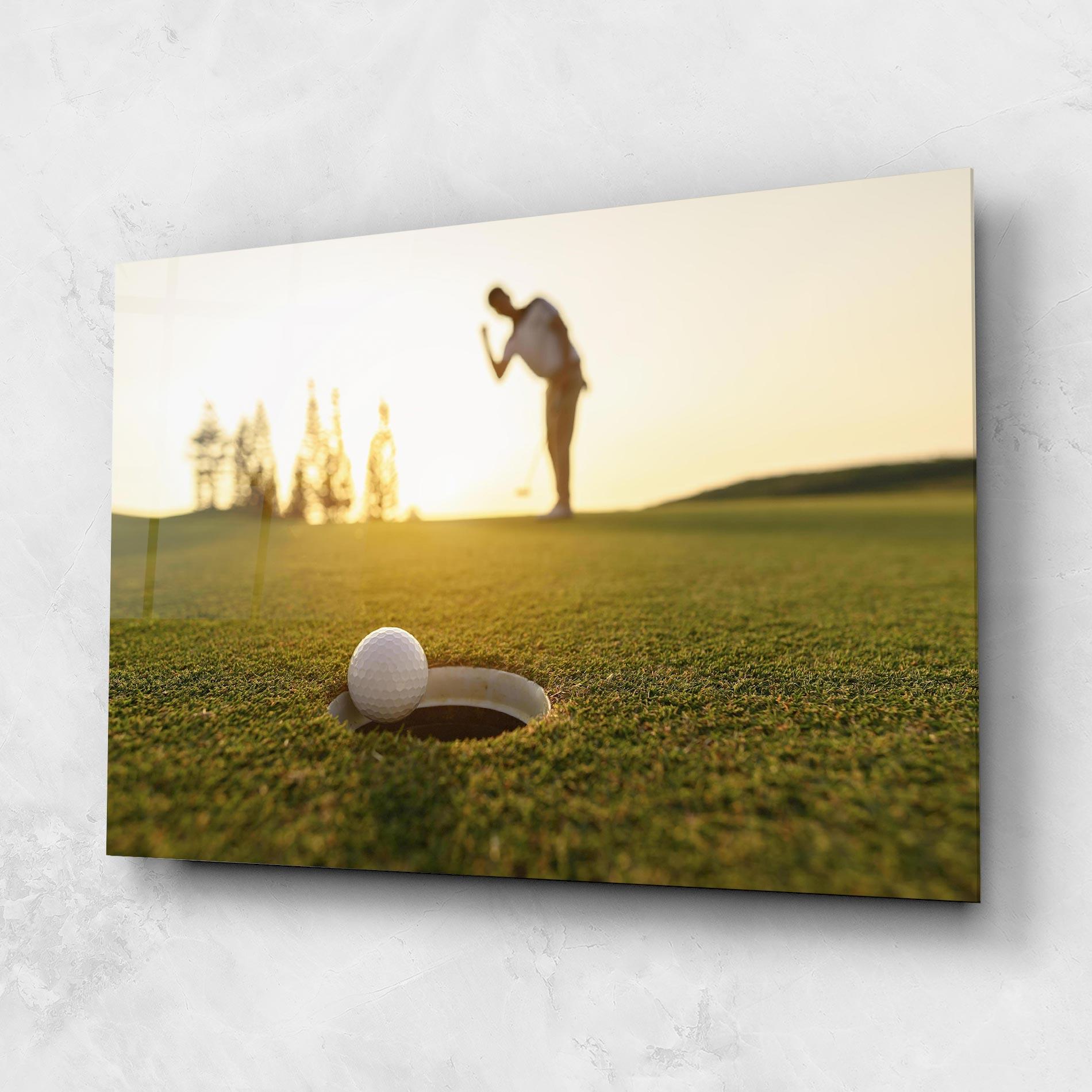 Glasbild Golfer Concept mockup 1